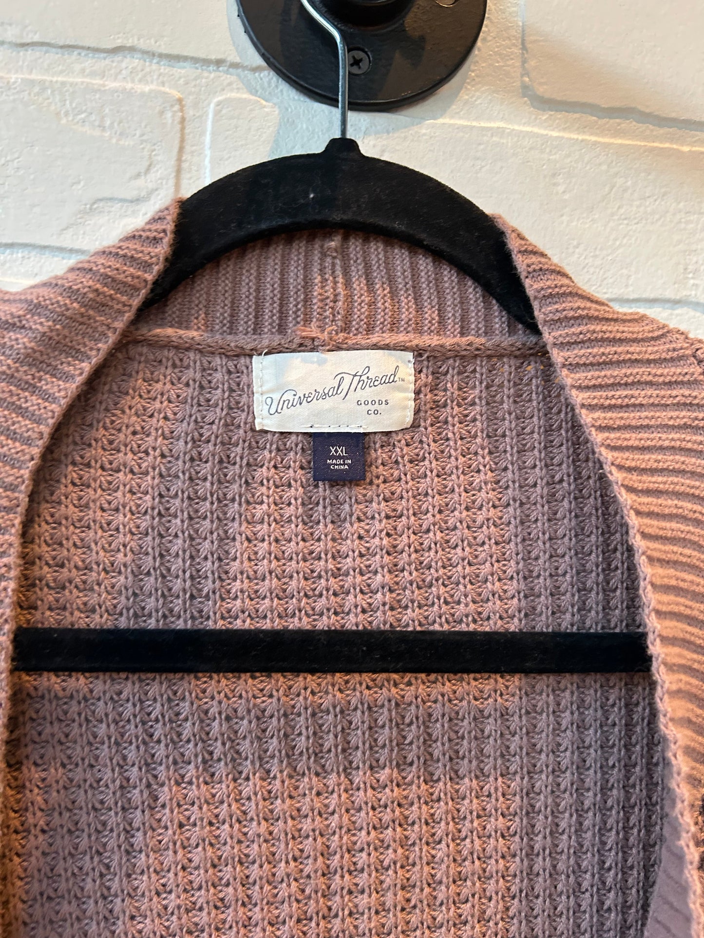 Sweater Cardigan By Universal Thread In Brown, Size: Xxl