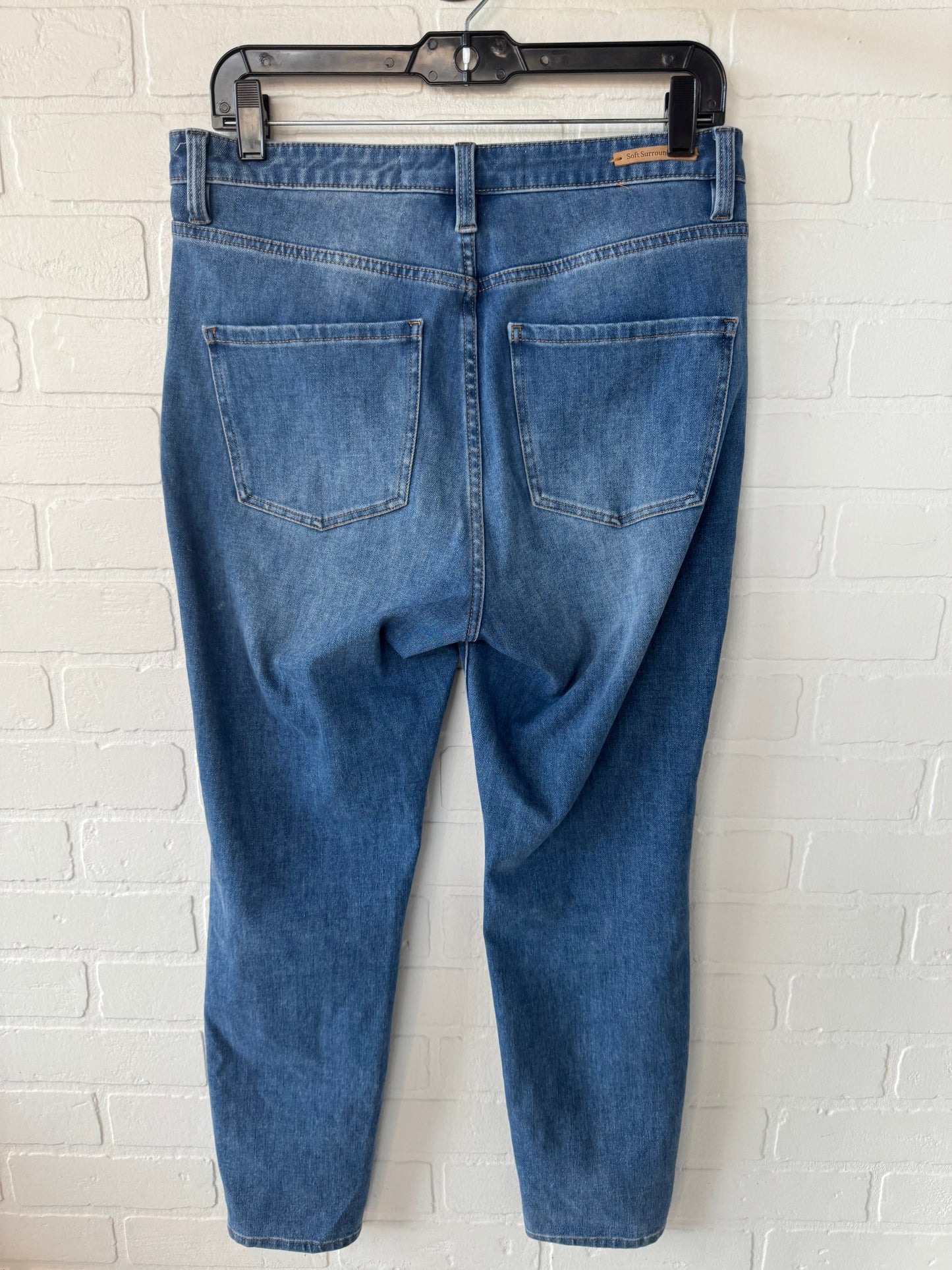 Jeans Skinny By Soft Surroundings In Blue Denim, Size: 4