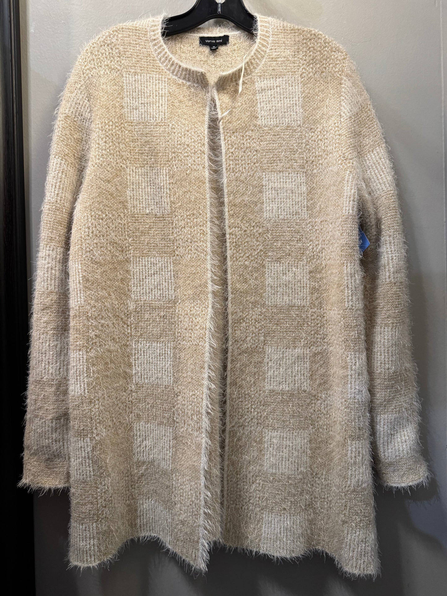 Sweater Cardigan By Verve Ami In Cream & Tan, Size: M