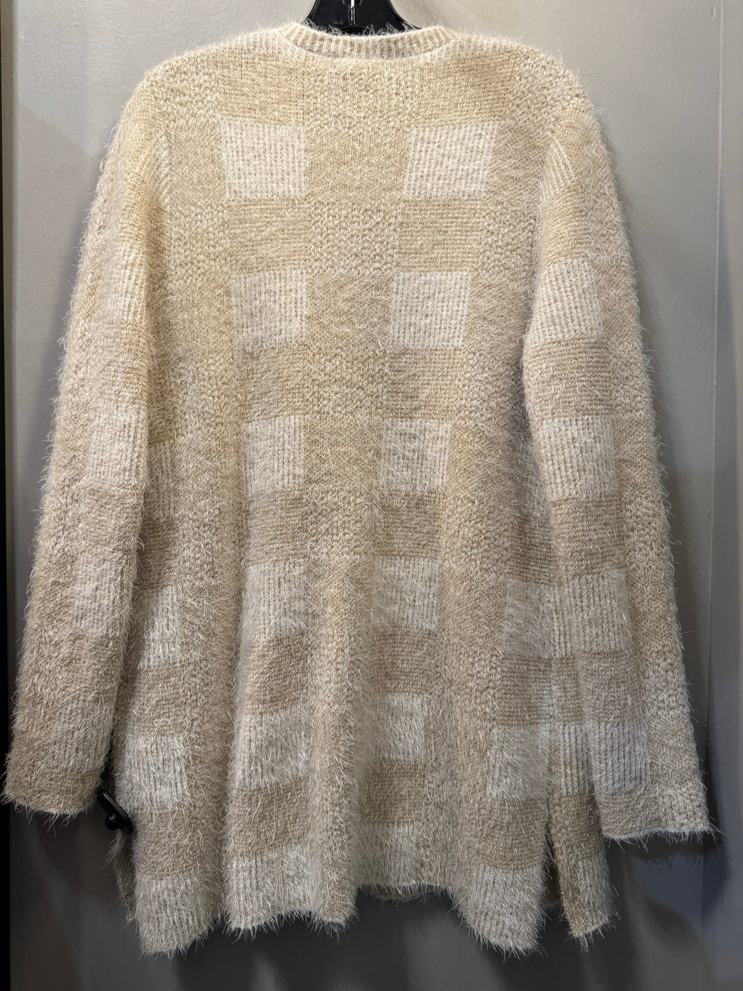 Sweater Cardigan By Verve Ami In Cream & Tan, Size: M