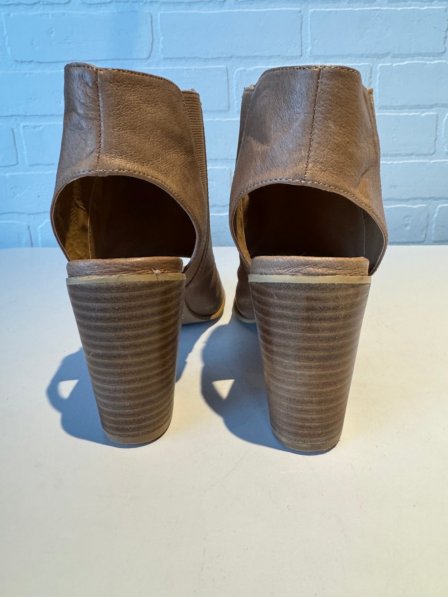 Shoes Heels Block By Steve Madden In Brown, Size: 10