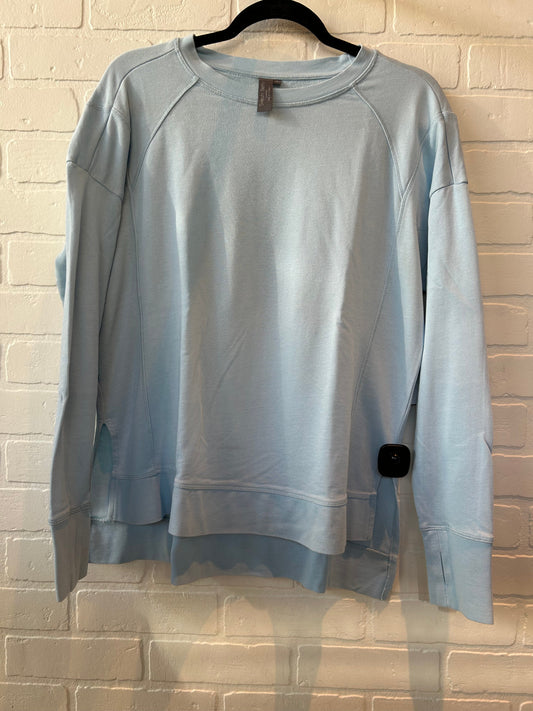 Athletic Top Long Sleeve Crewneck By Sweaty Betty In Blue, Size: S