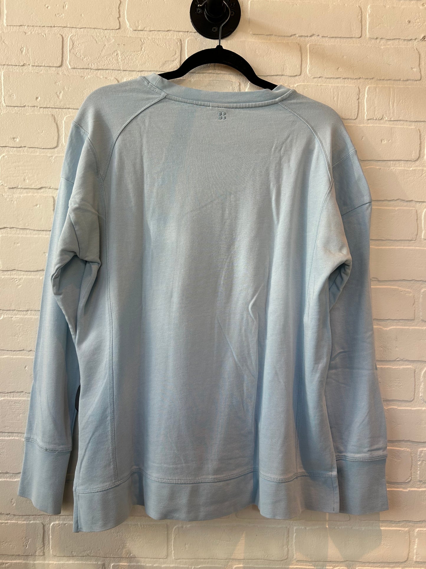 Athletic Top Long Sleeve Crewneck By Sweaty Betty In Blue, Size: S