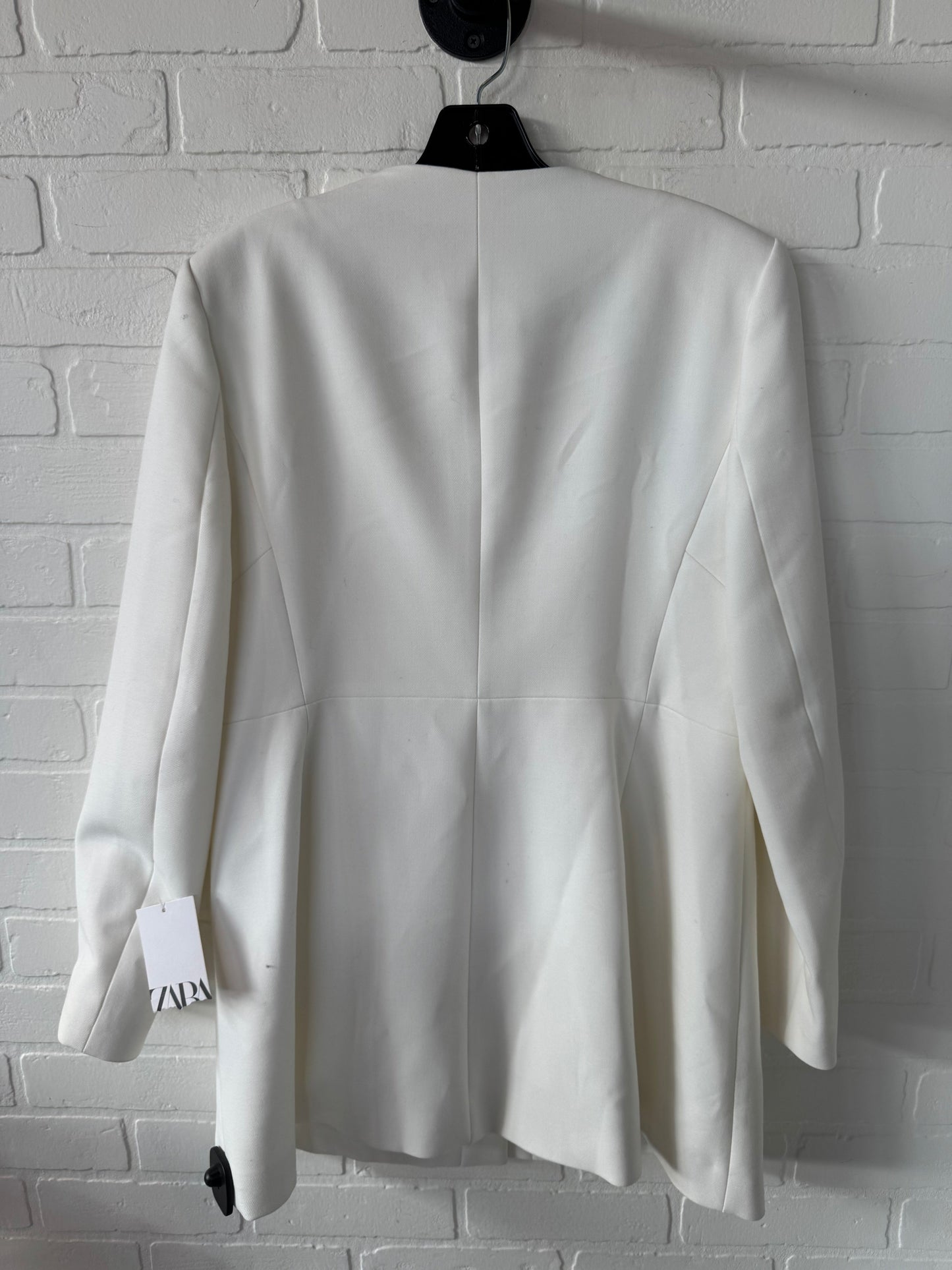 Blazer By Zara In White, Size: Xl