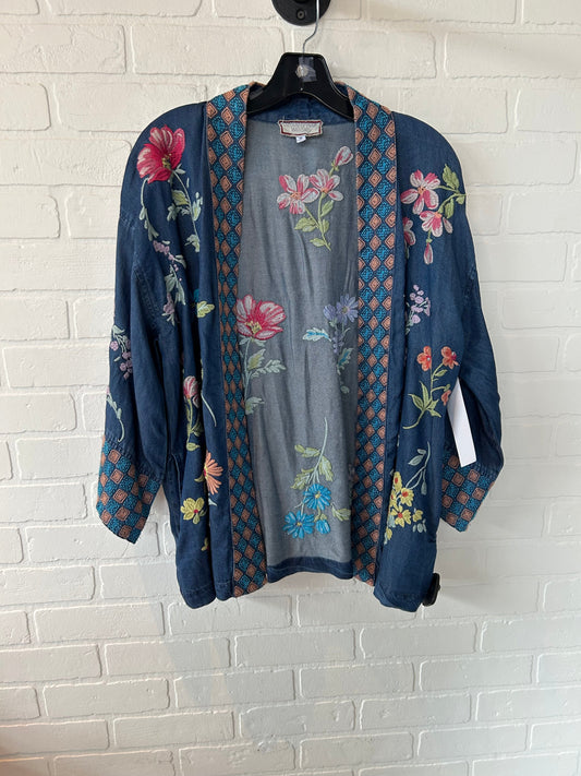 Kimono By Johnny Was In Blue Denim, Size: M