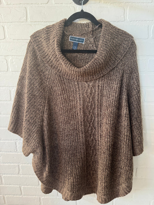 Sweater By Karen Scott In Brown, Size: L