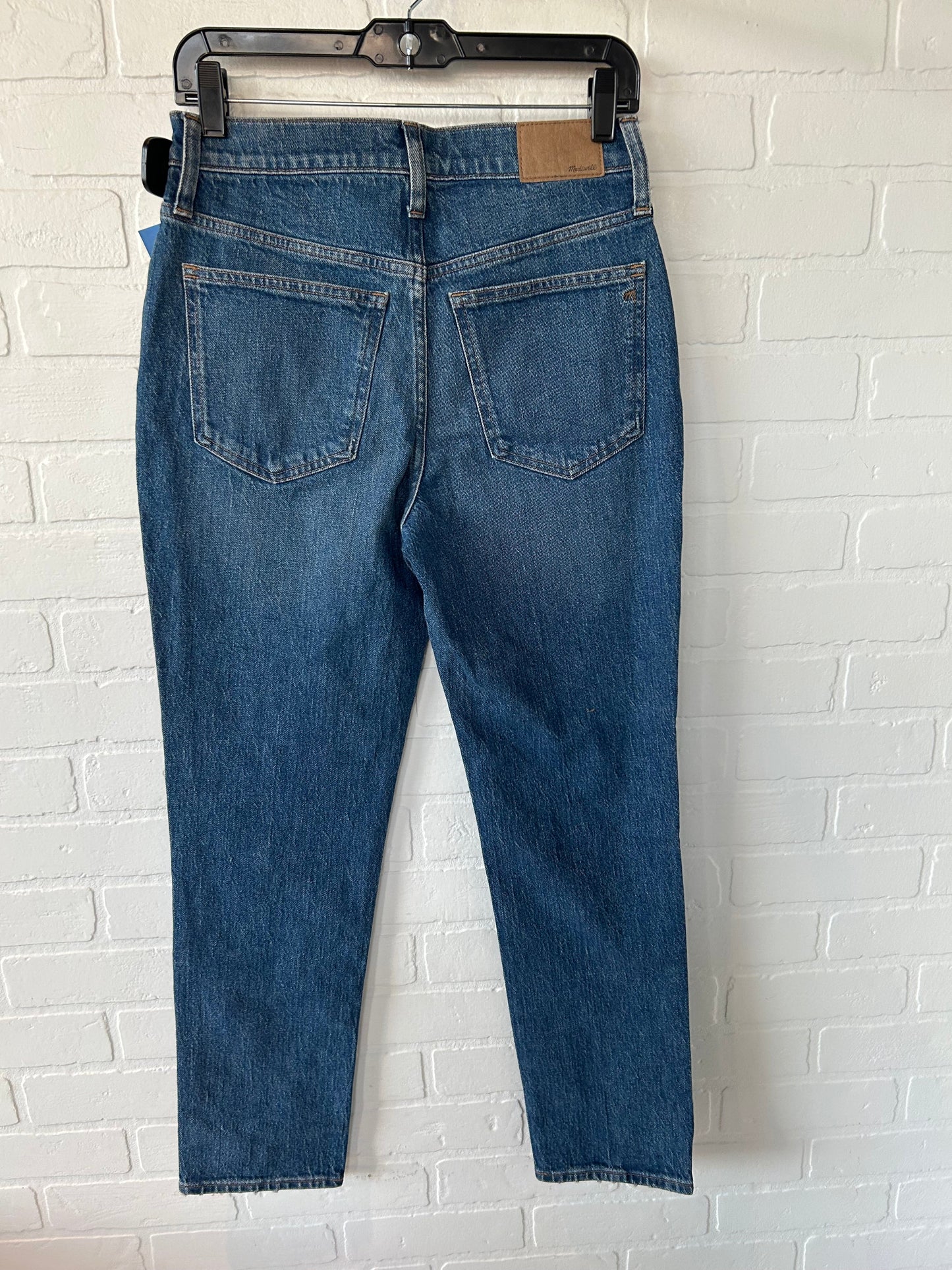 Jeans Straight By Madewell In Blue Denim, Size: 2