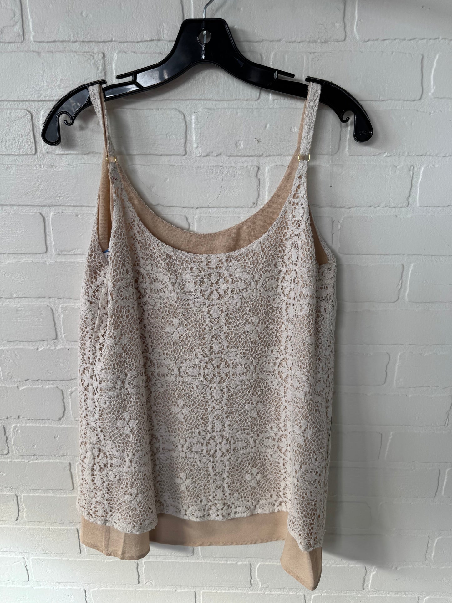 Top Sleeveless By Cabi In Cream, Size: M