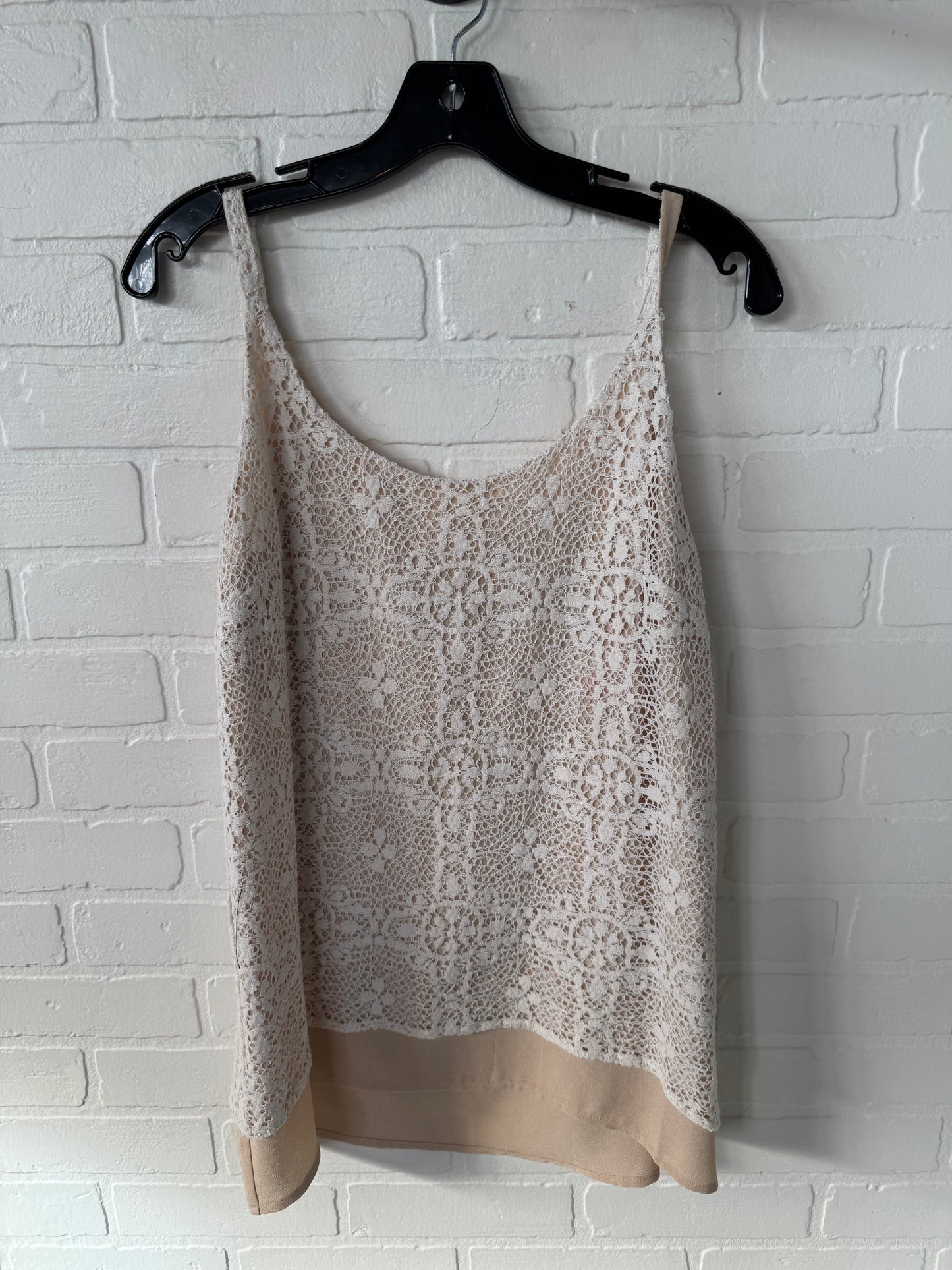 Top Sleeveless By Cabi In Cream, Size: M