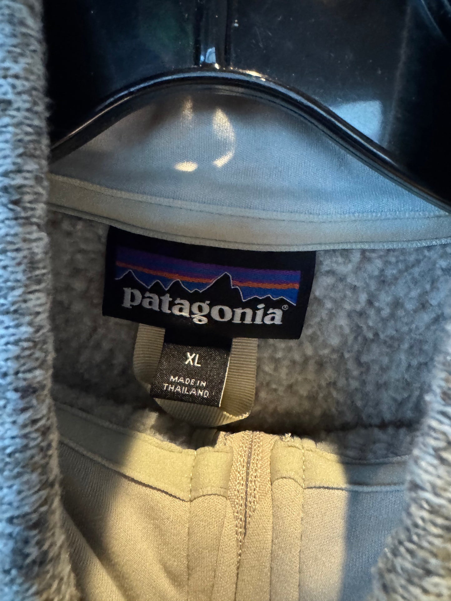 Sweater By Patagonia In Cream & Tan, Size: Xl