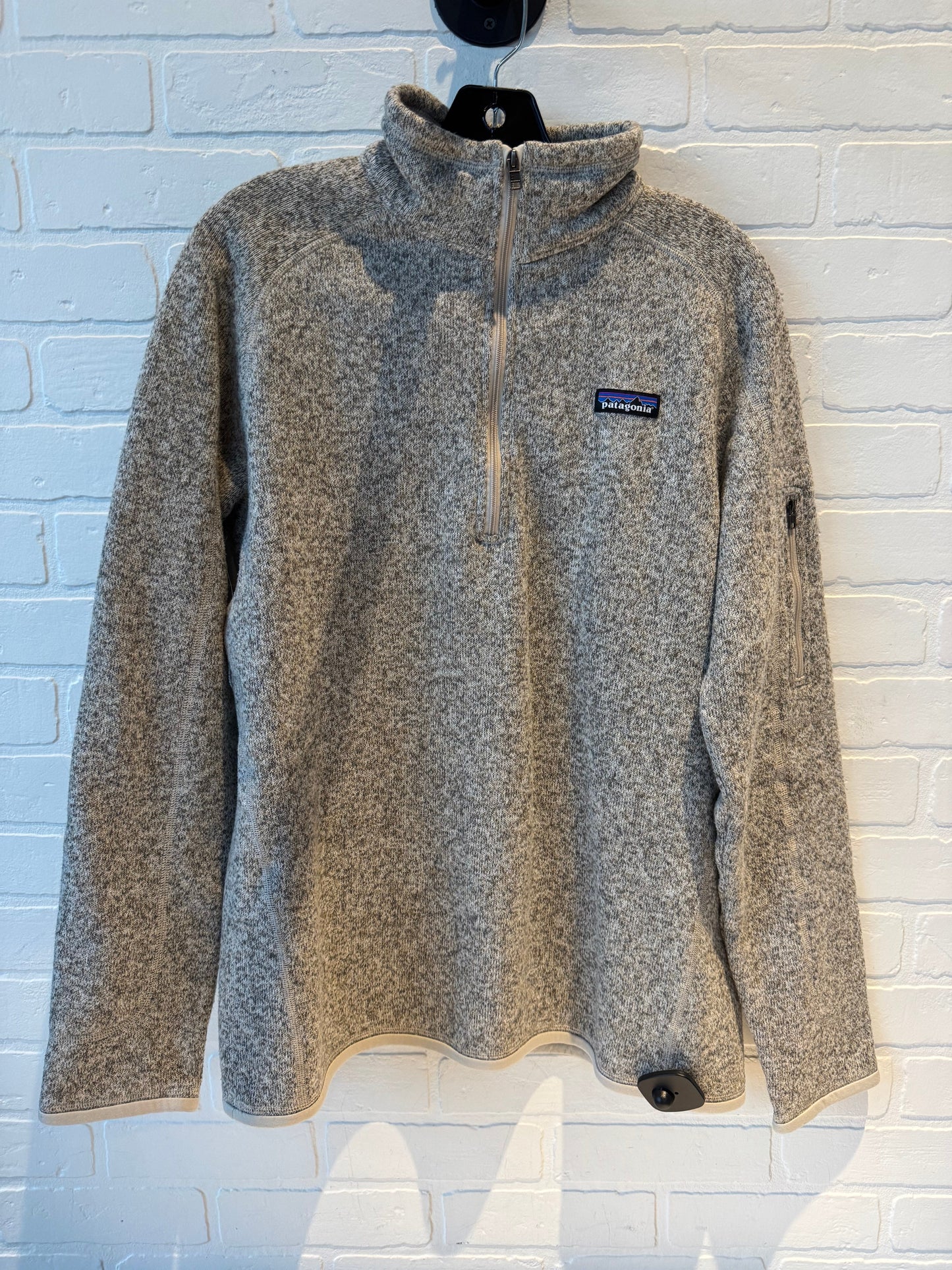 Sweater By Patagonia In Cream & Tan, Size: Xl