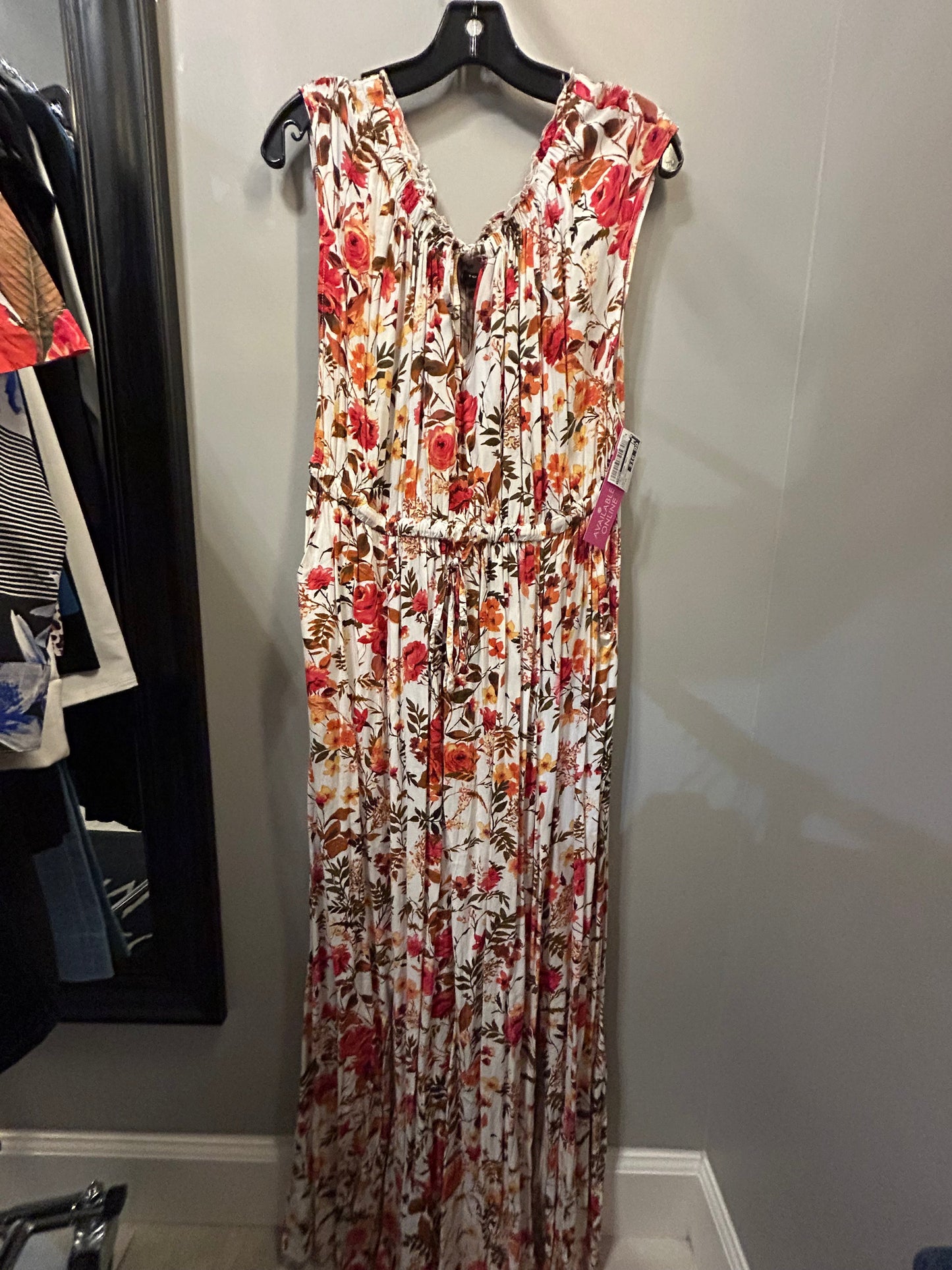 Dress Casual Maxi By Torrid In Floral Print, Size: 1x