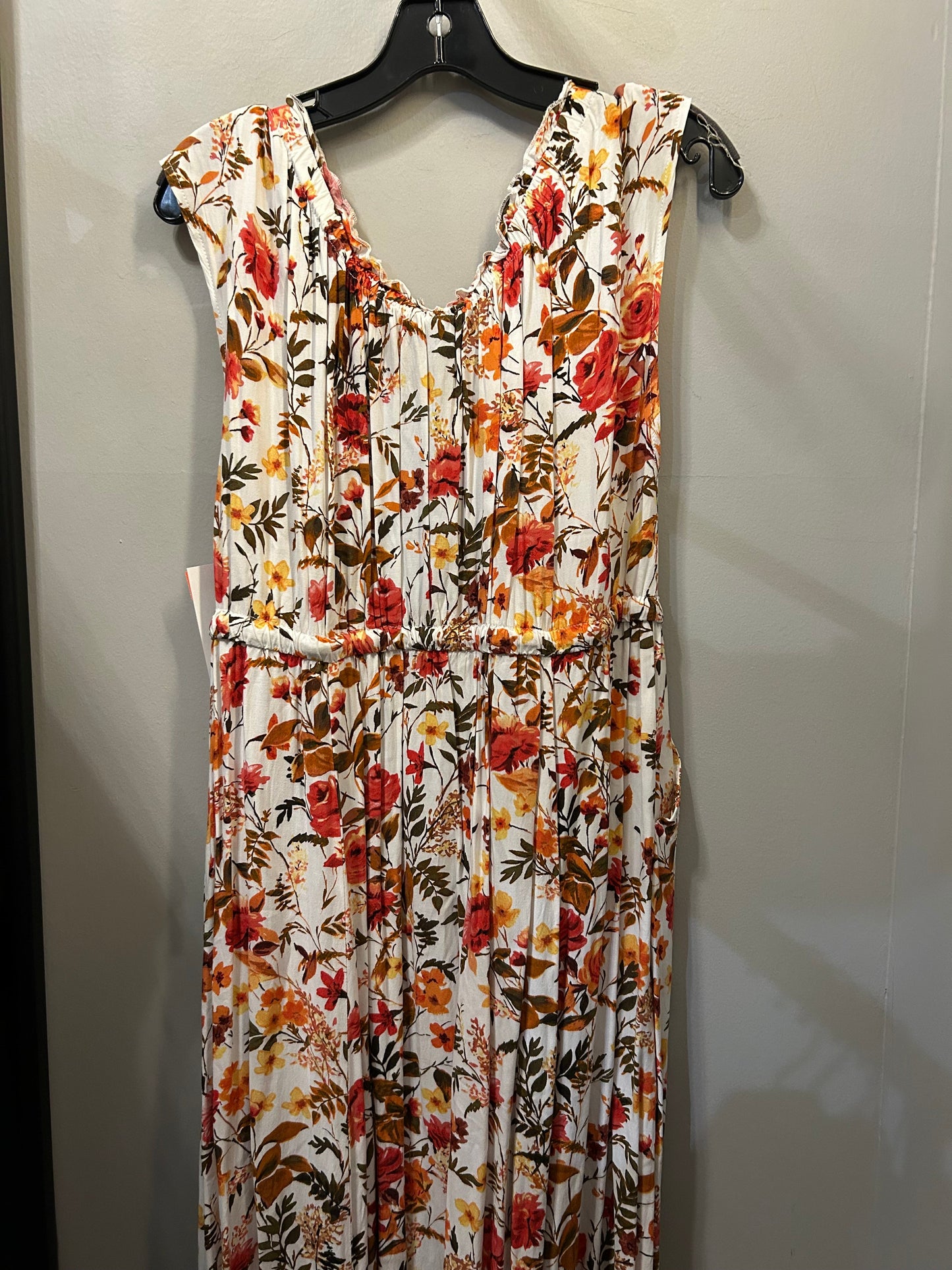 Dress Casual Maxi By Torrid In Floral Print, Size: 1x