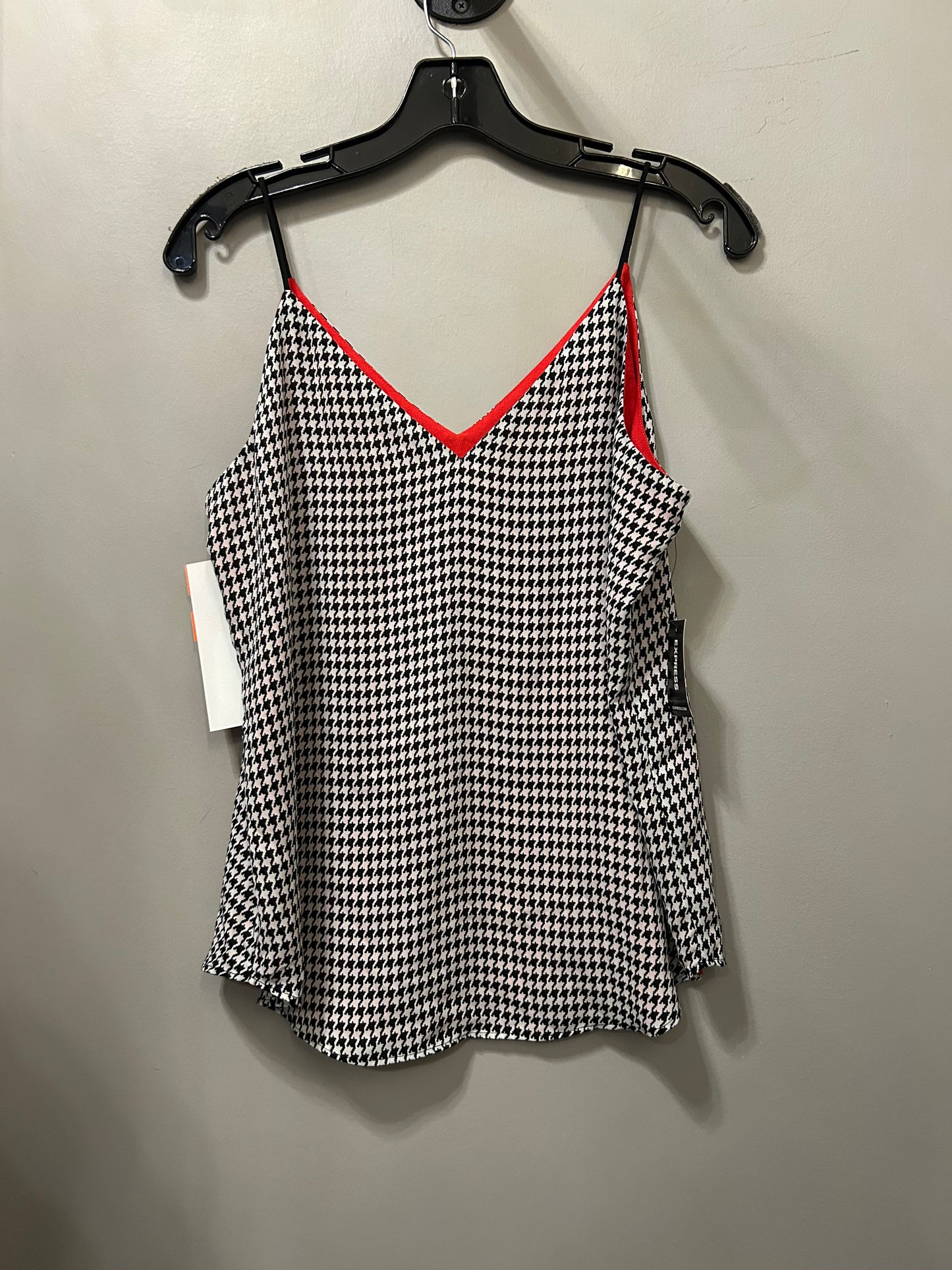 Top Cami By Express In Black & White, Size: S