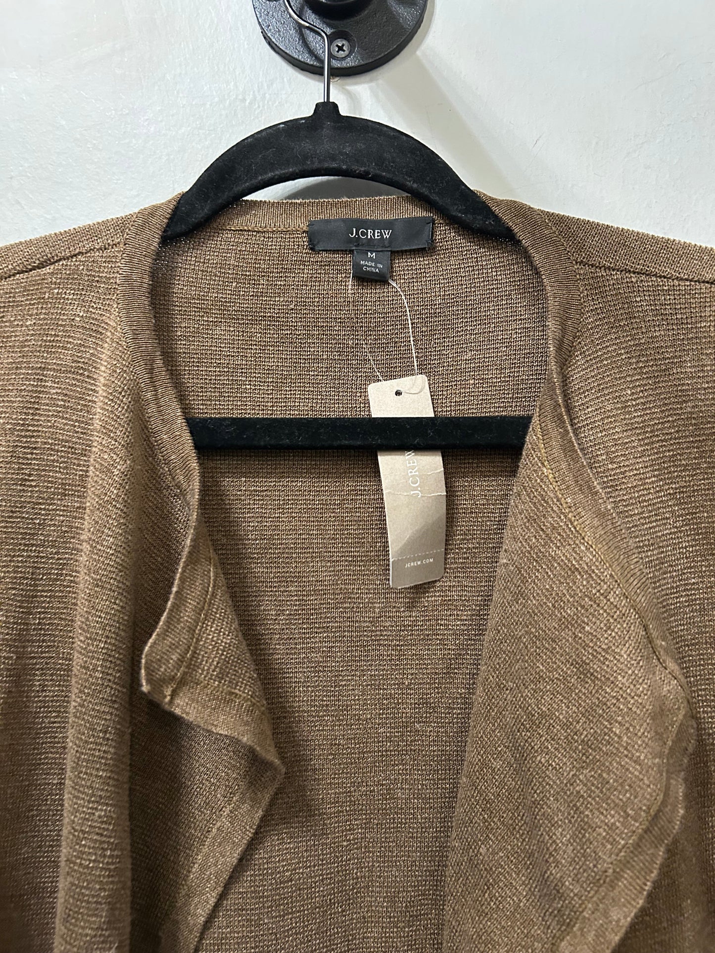 Sweater Cardigan By J. Crew In Brown, Size: M