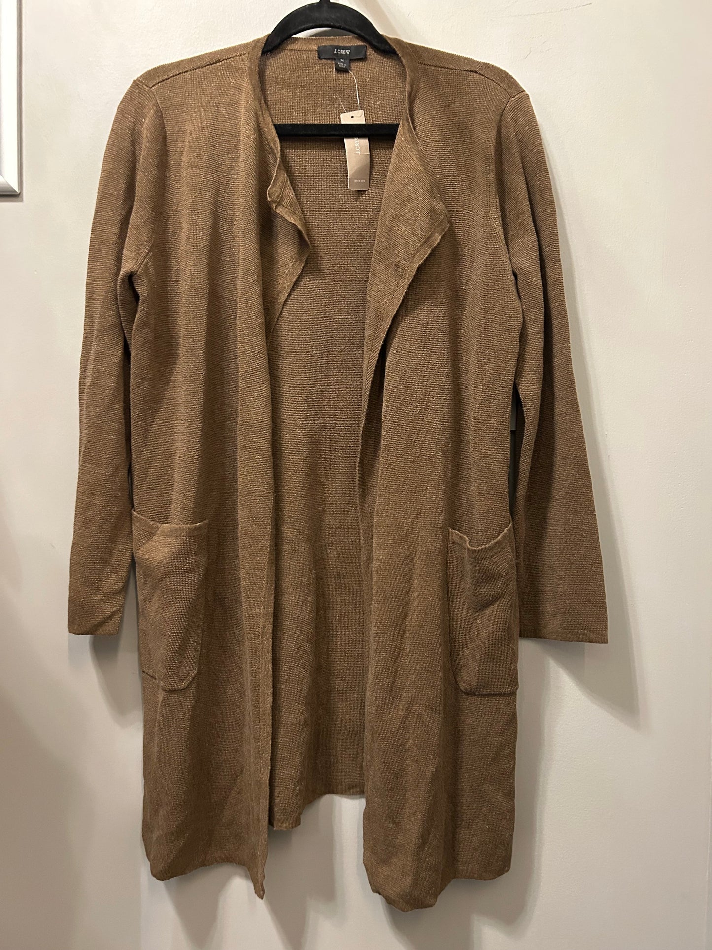 Sweater Cardigan By J. Crew In Brown, Size: M