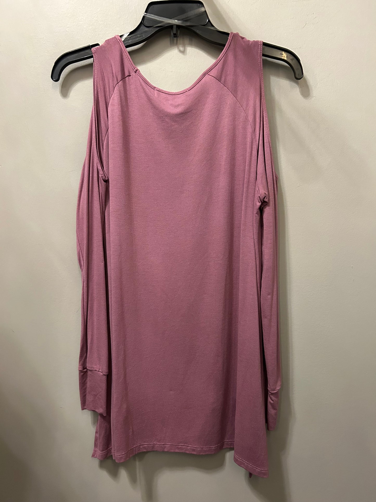 Top Long Sleeve By No Comment In Purple, Size: M