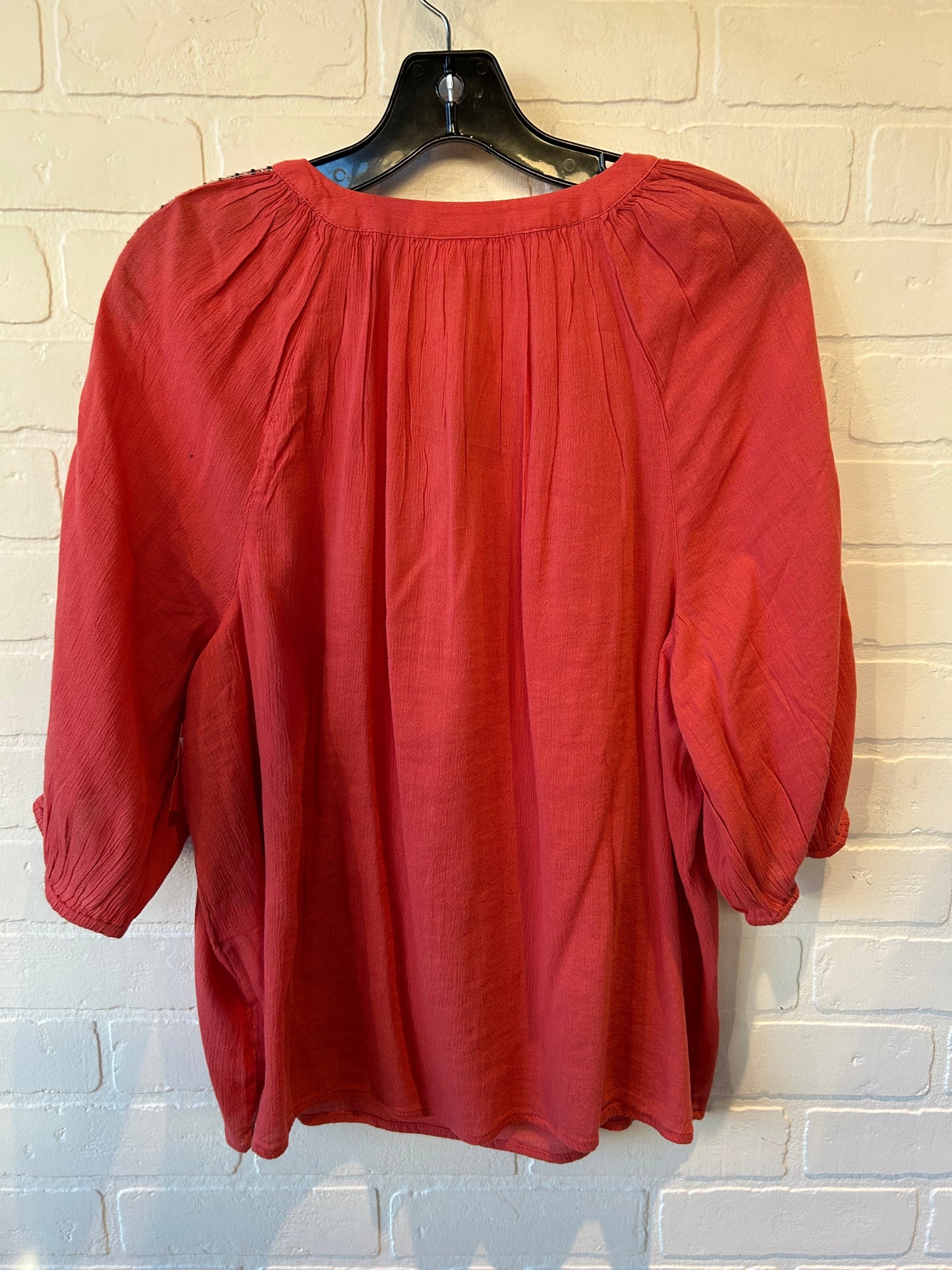 Top Long Sleeve By J. Jill In Orange, Size: Mp