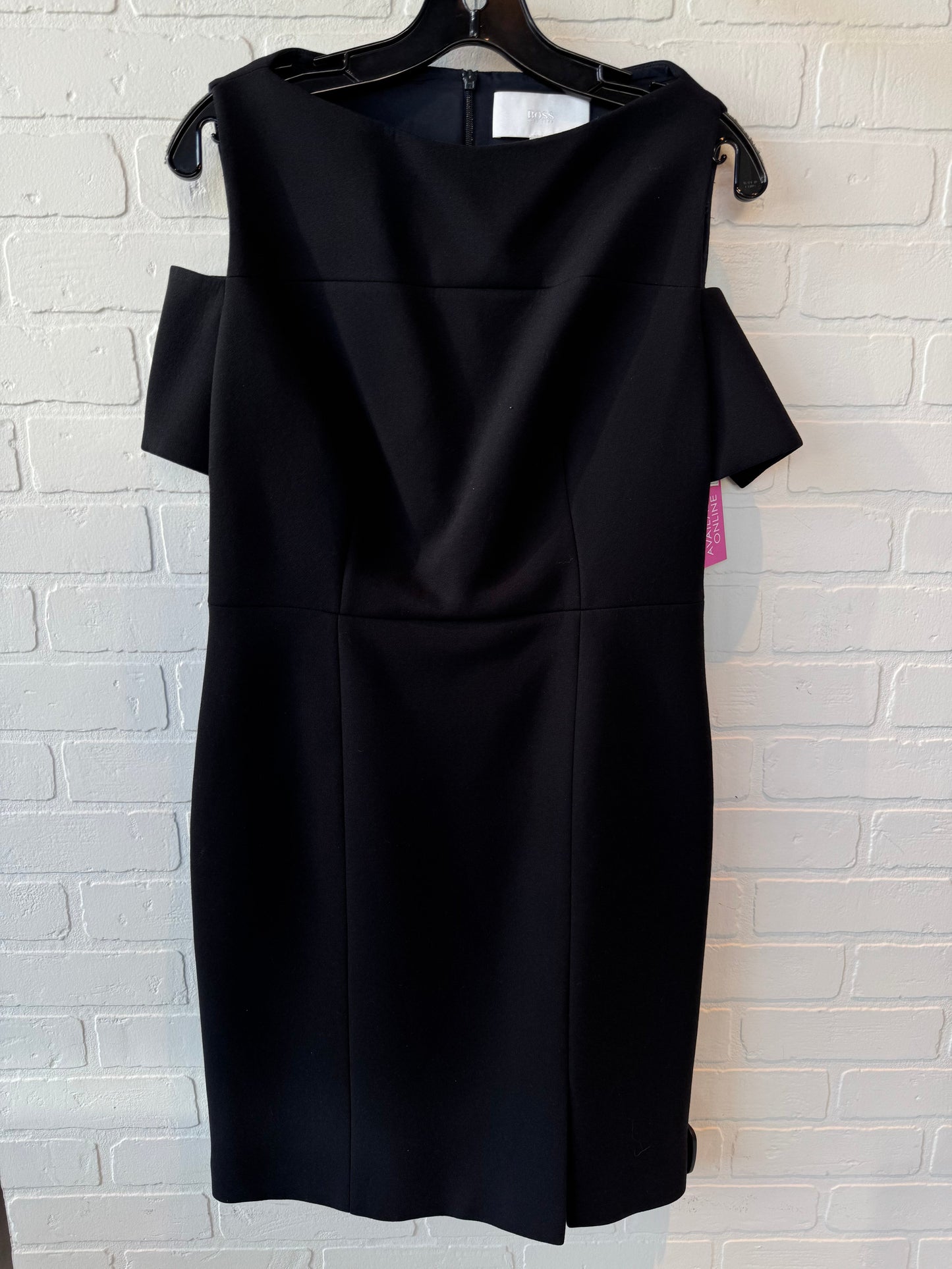 Dress Party Midi By Hugo Boss In Black, Size: M