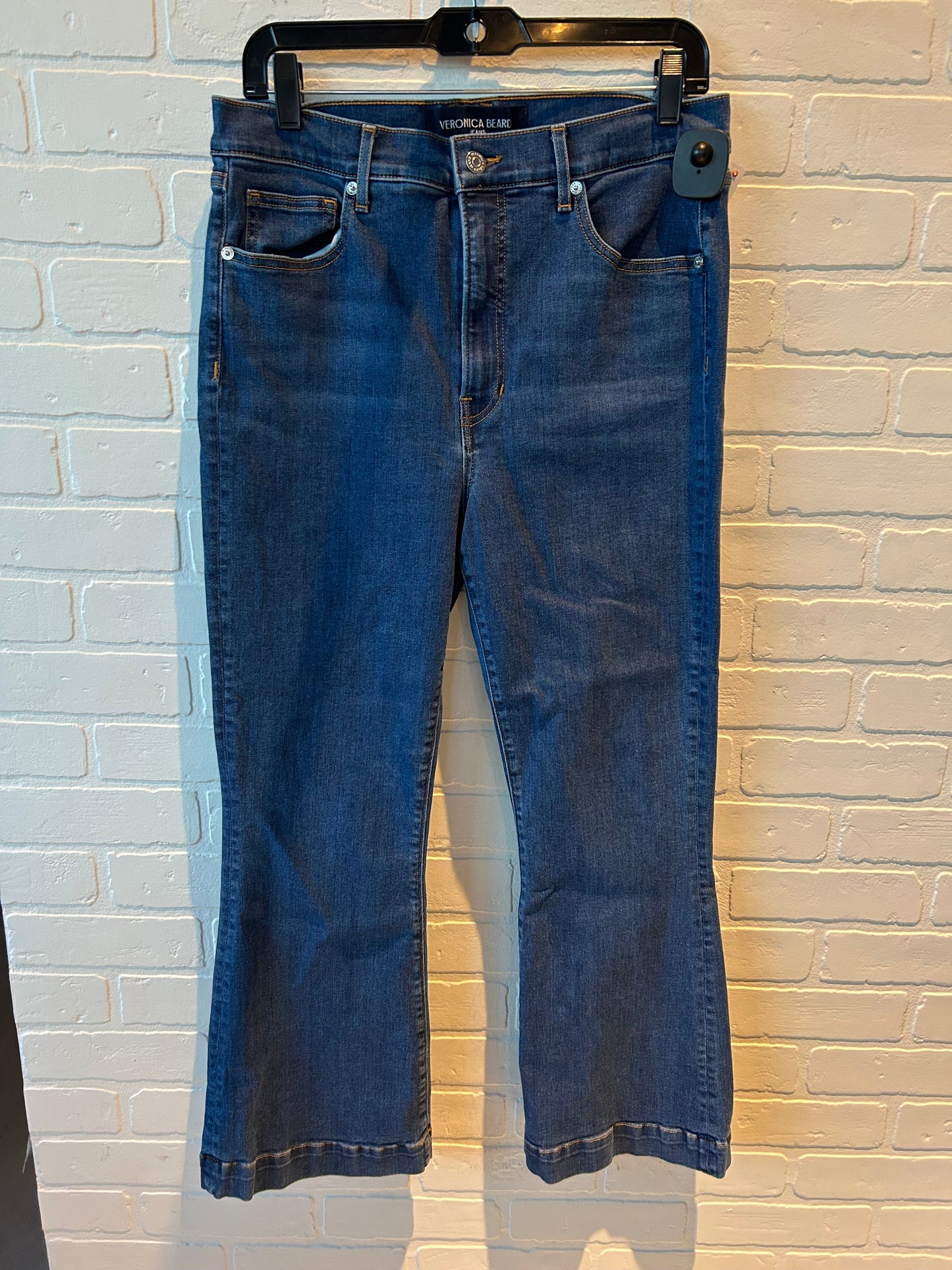 Jeans Flared By Veronica Beard In Blue Denim, Size: 14