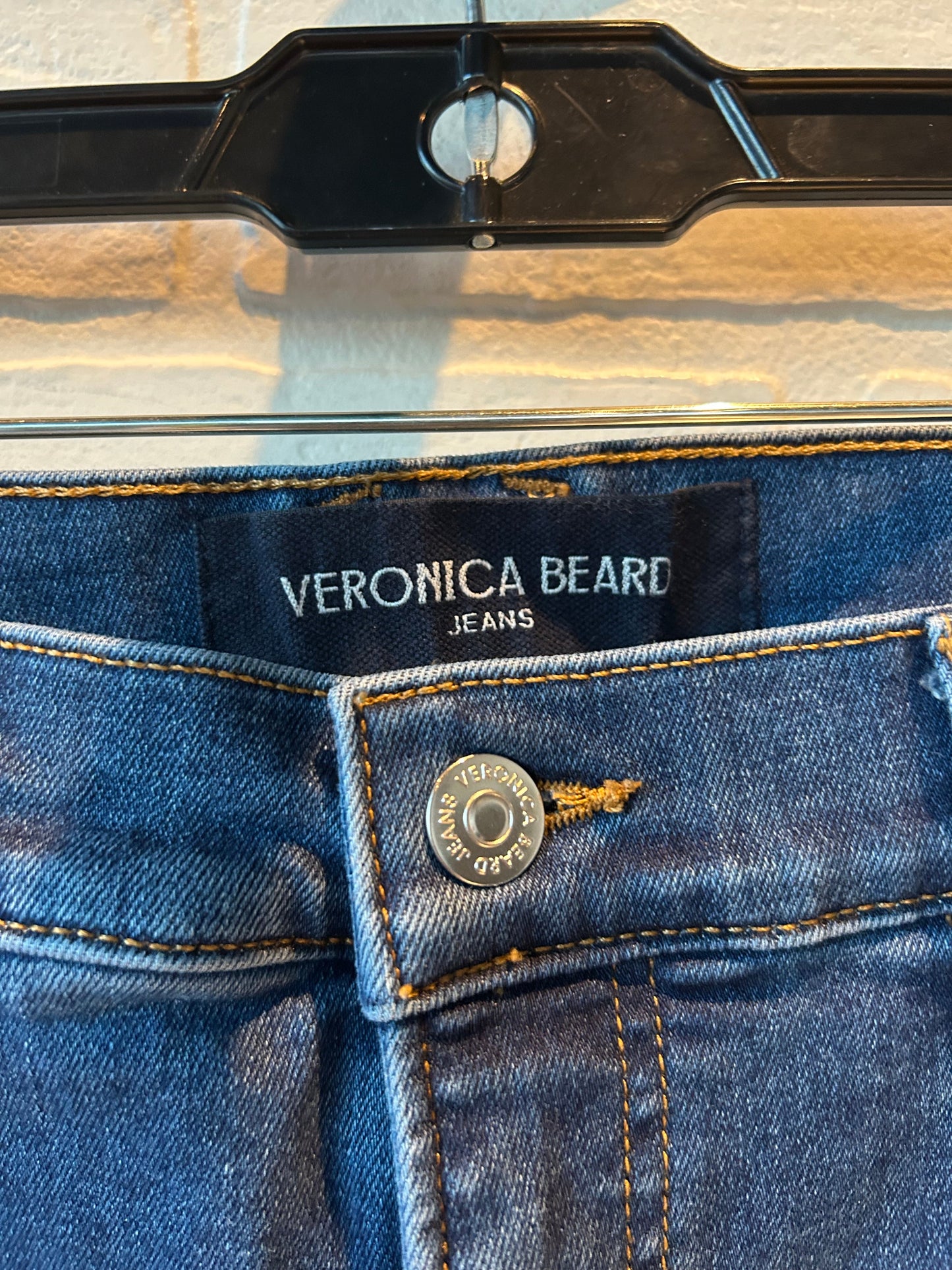 Jeans Flared By Veronica Beard In Blue Denim, Size: 14