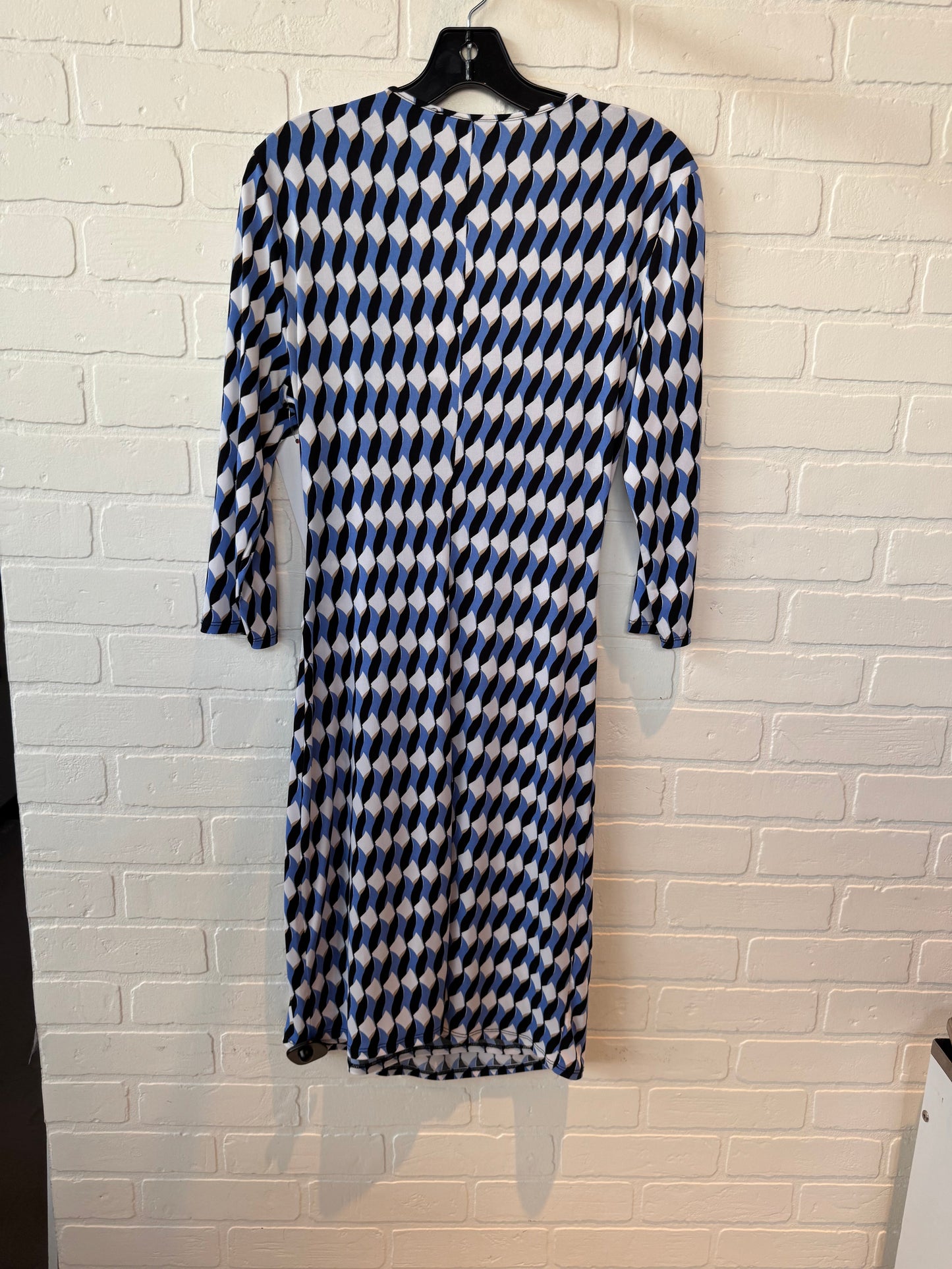 Dress Work By Laundry In Blue & White, Size: M