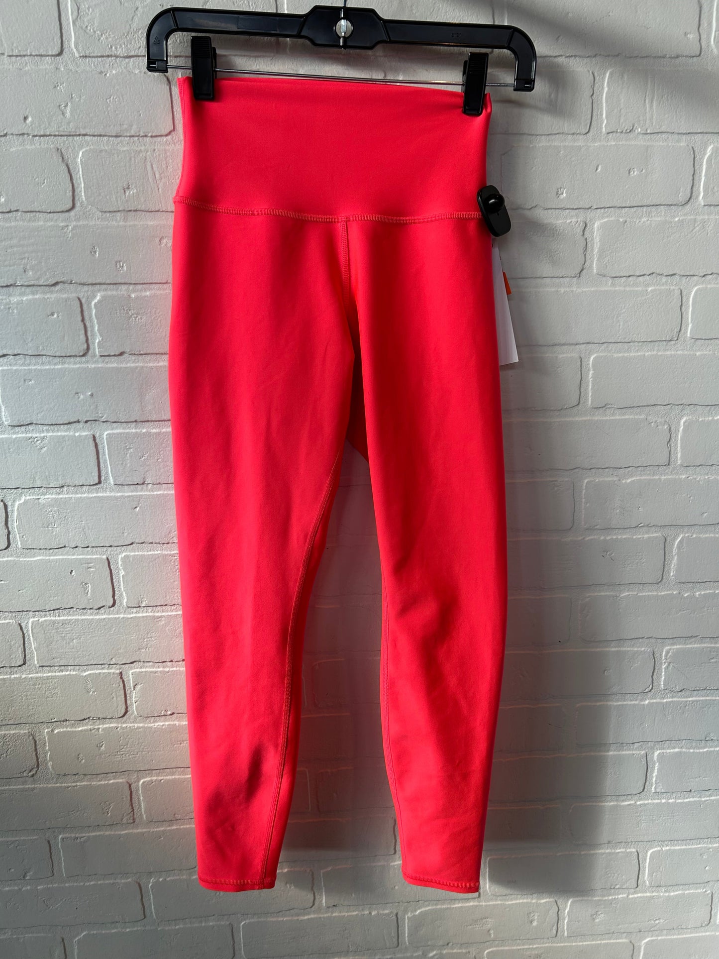 Athletic Leggings By Alo In Coral, Size: 0