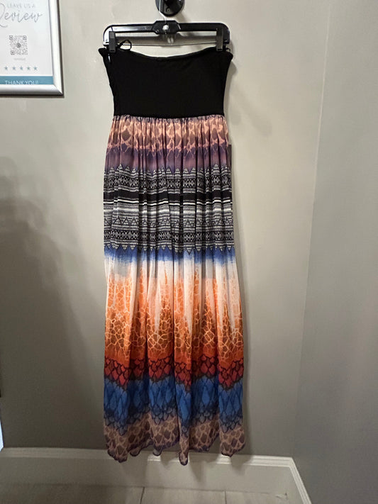 Dress Casual Maxi By Bebe In Multi-colored, Size: Xxs