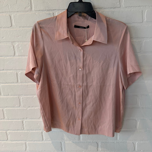 Top Short Sleeve By  quince In Pink, Size: M