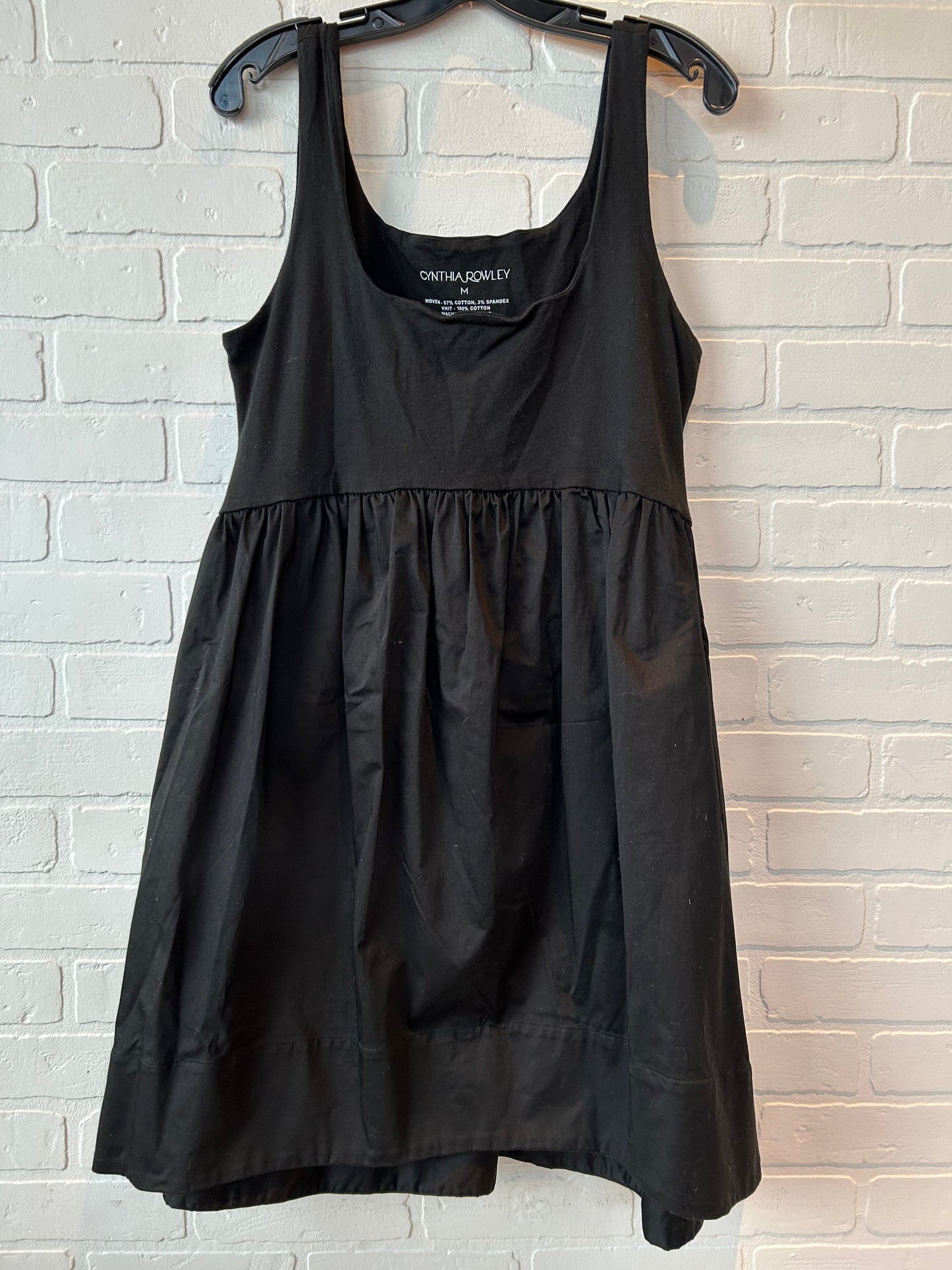 Dress Casual Midi By Cynthia Rowley In Black, Size: M