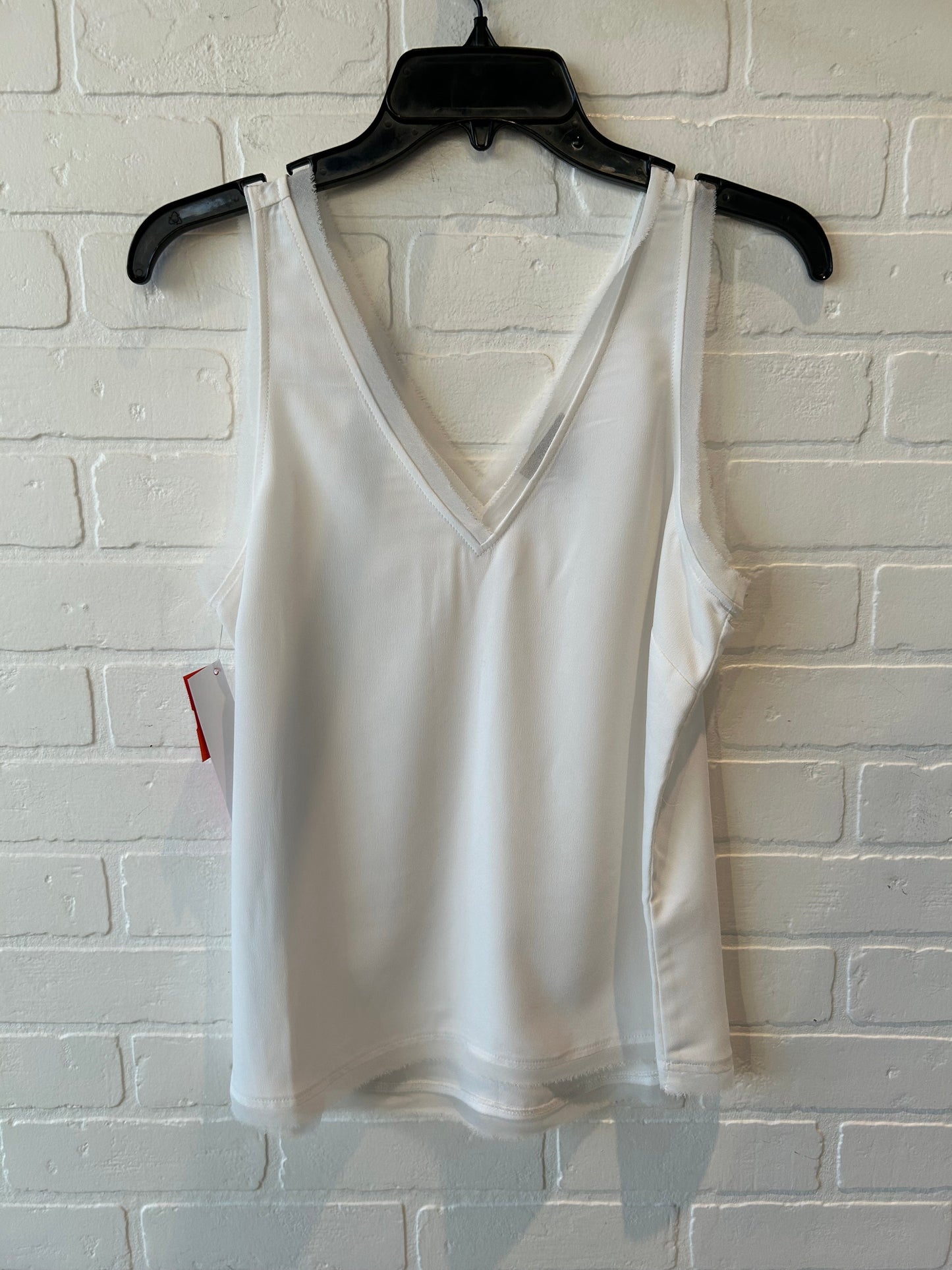 Top Sleeveless By Halogen In White, Size: S