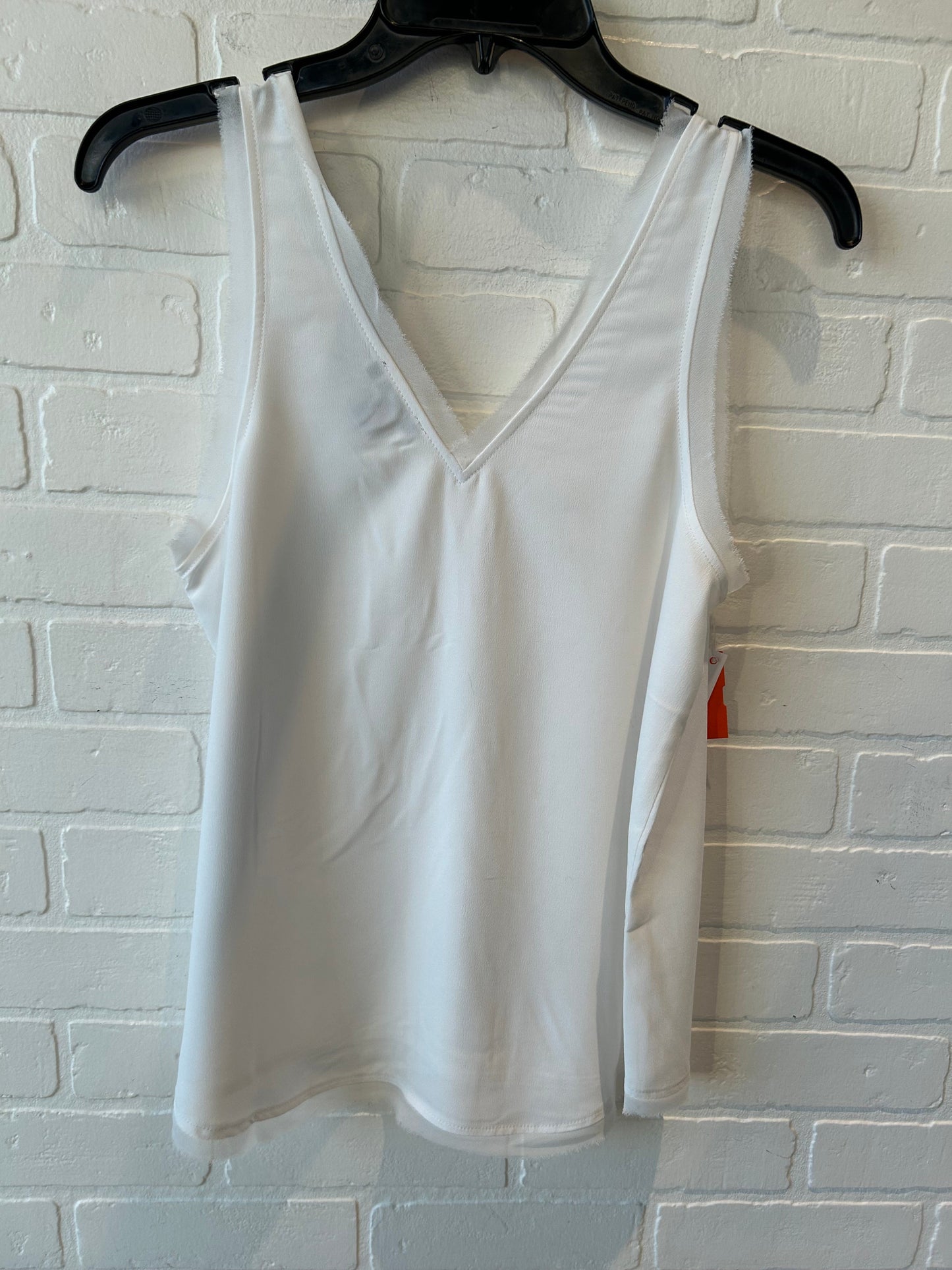 Top Sleeveless By Halogen In White, Size: S