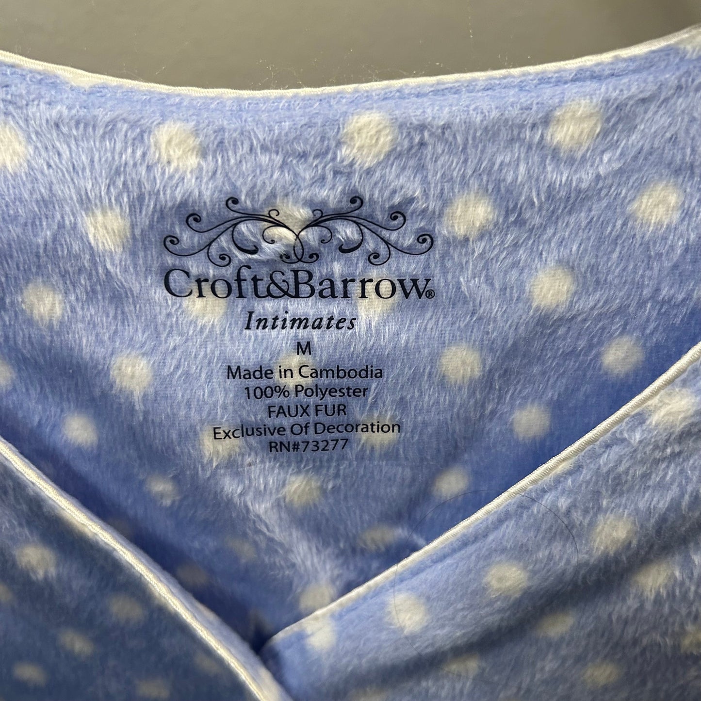 Pajamas 2pc By Croft And Barrow In Blue & White, Size: M