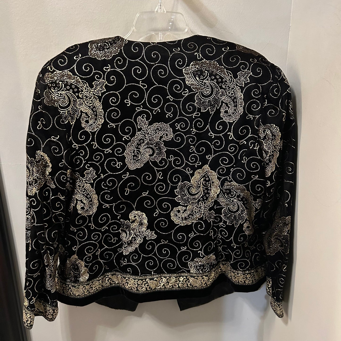 Blazer By Scott Mcclintok In Black & Gold, Size: 1x