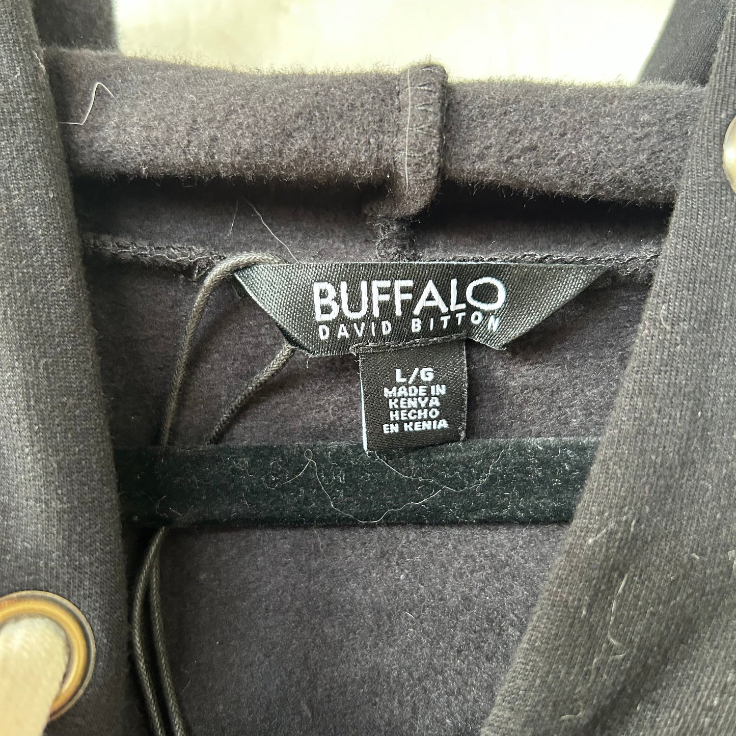 Sweatshirt Hoodie By Buffalo David Bitton In Black, Size: L