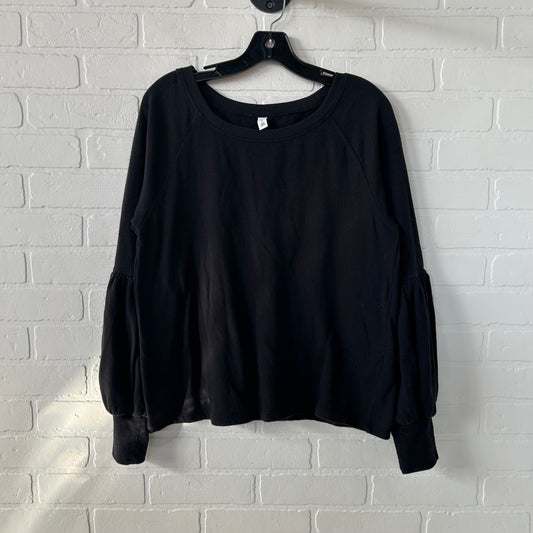 Top Long Sleeve By Bp In Black, Size: M