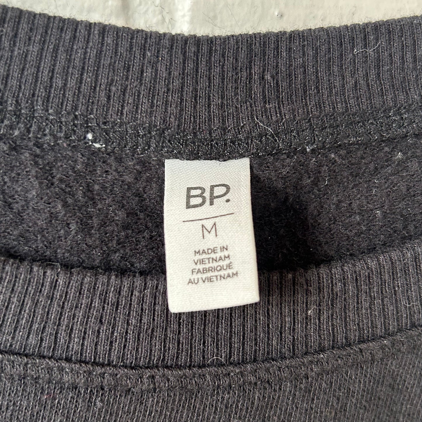 Top Long Sleeve By Bp In Black, Size: M