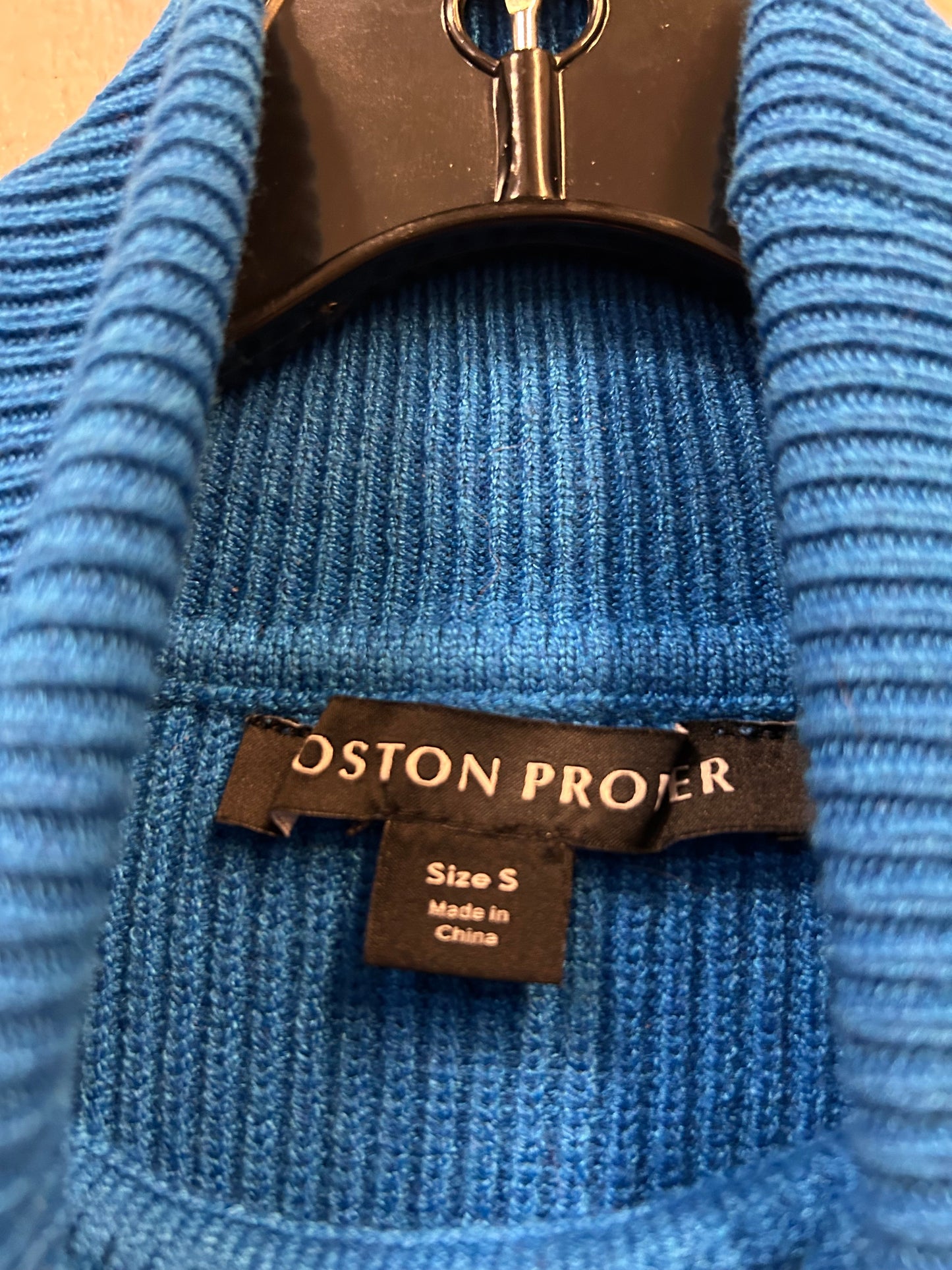 Sweater By Boston Proper In Blue, Size: S