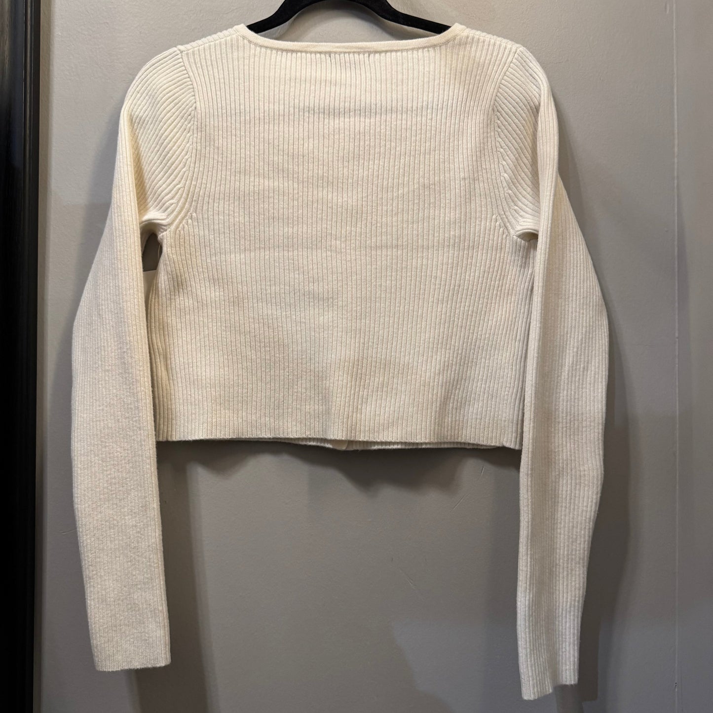 Sweater Cardigan By Wild Fable In Cream, Size: M