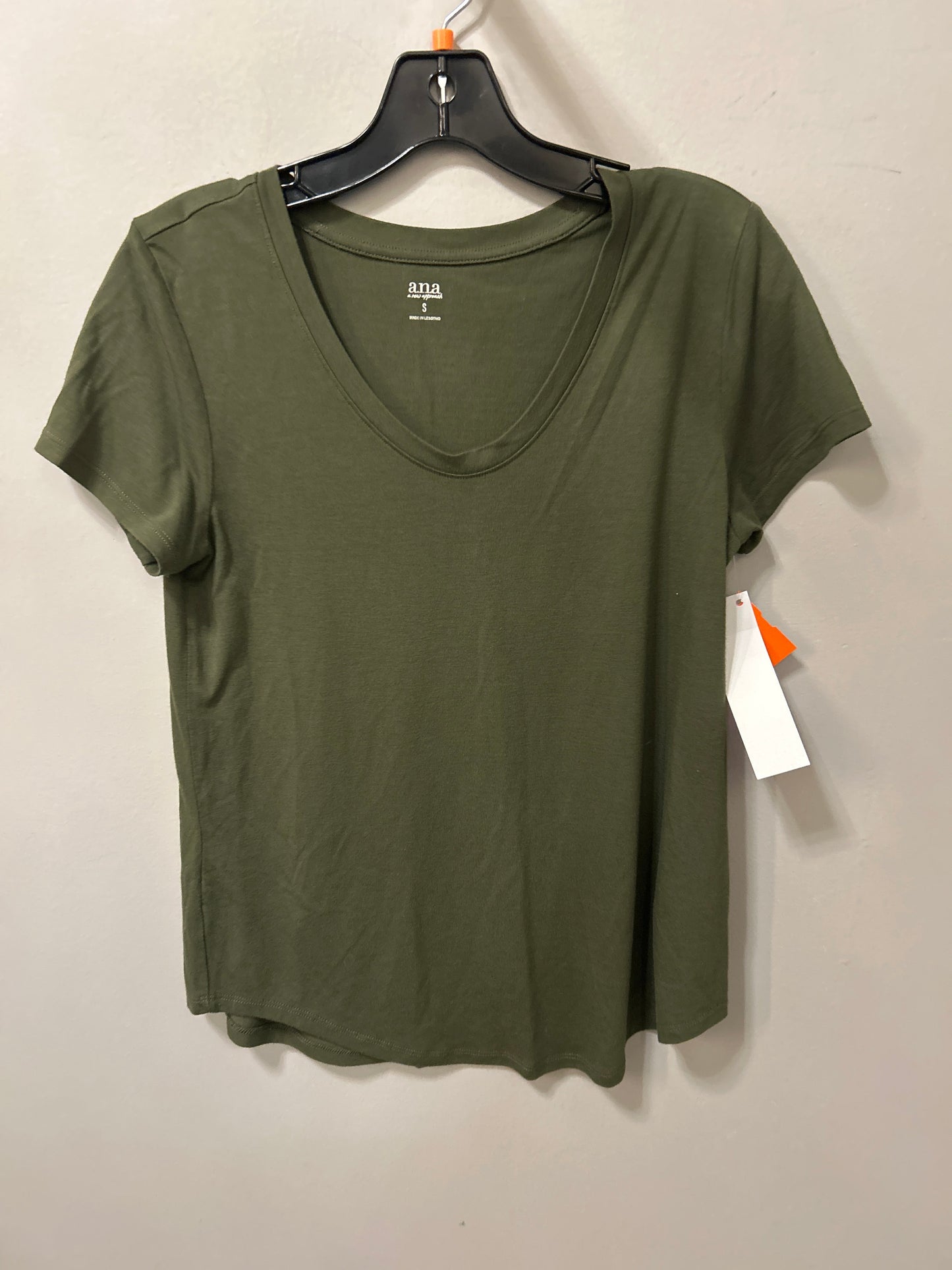 Top Short Sleeve Basic By Ana In Green, Size: S