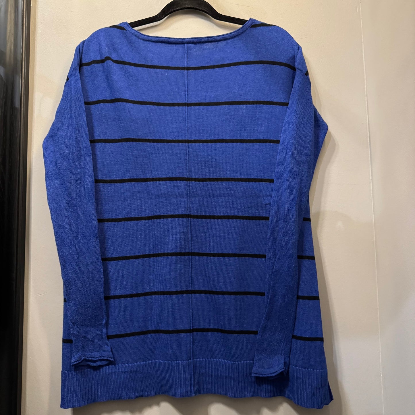 Sweater By Caslon In Black & Blue, Size: S