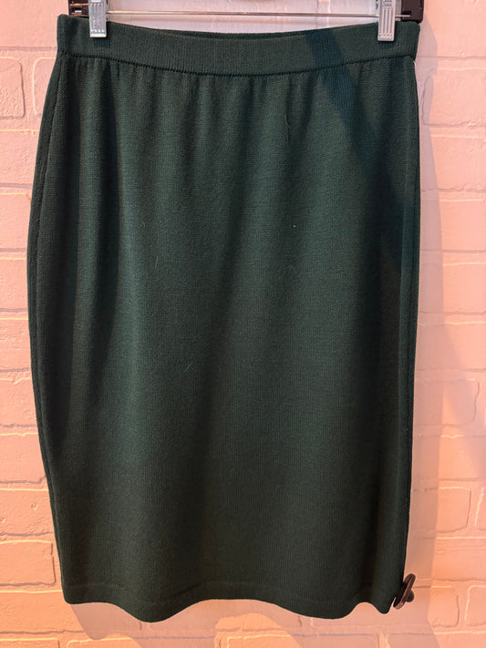 Skirt Luxury Designer By St John Knits In Green, Size: 8