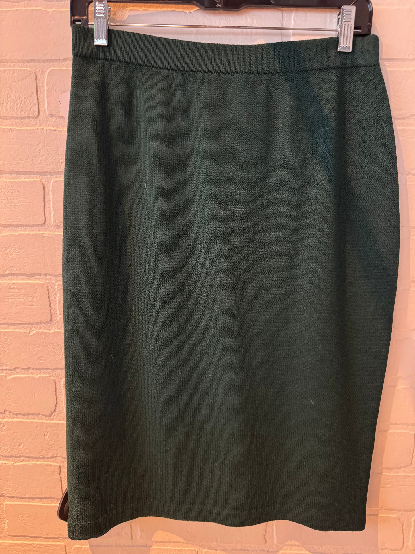 Skirt Luxury Designer By St John Knits In Green, Size: 8