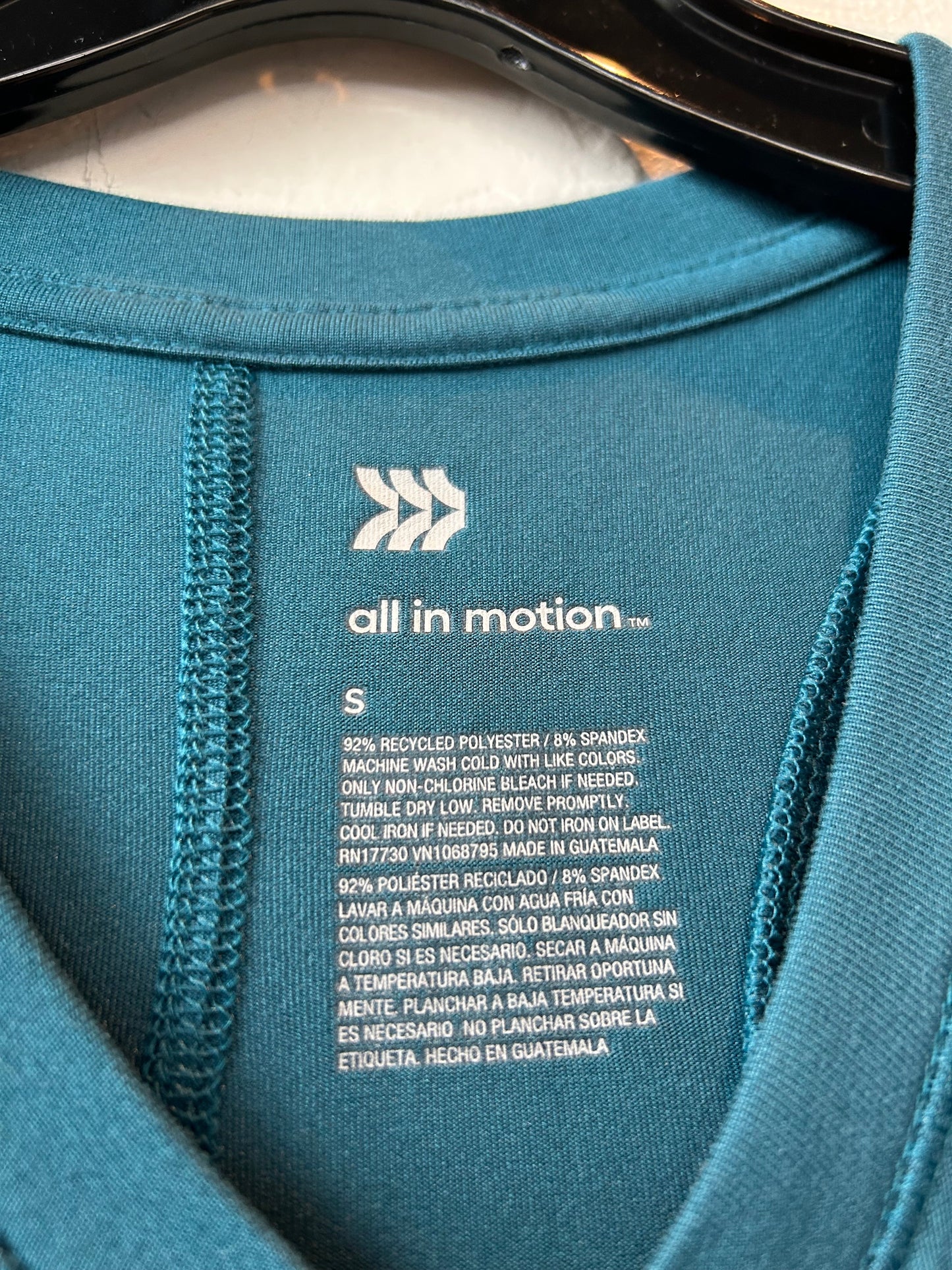 Athletic Tank Top By All In Motion In Teal, Size: S