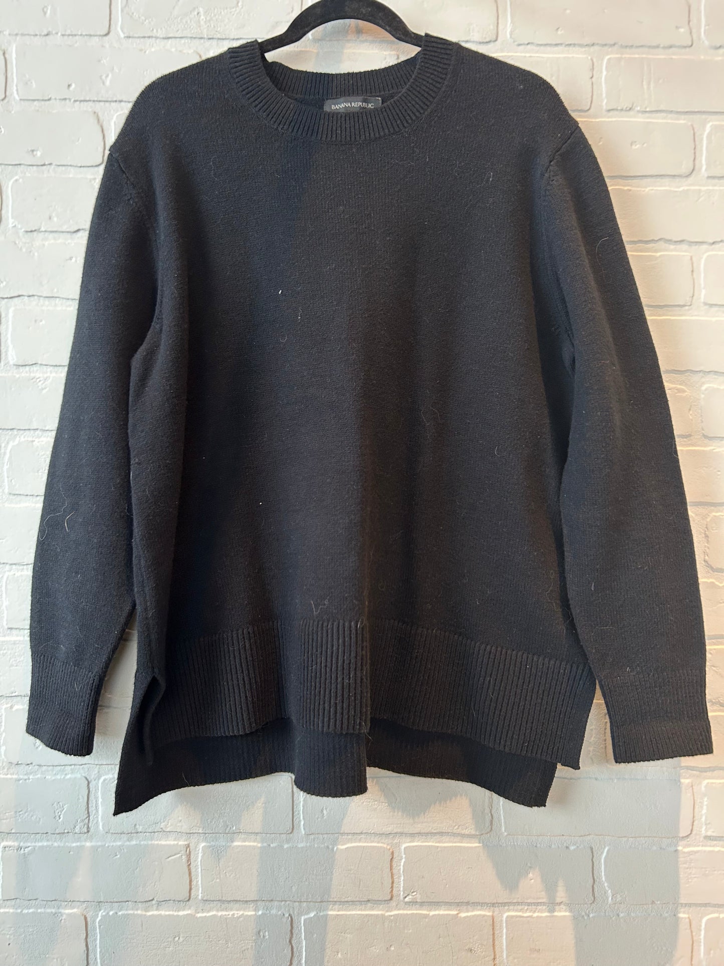 Sweater By Banana Republic In Black, Size: Xl