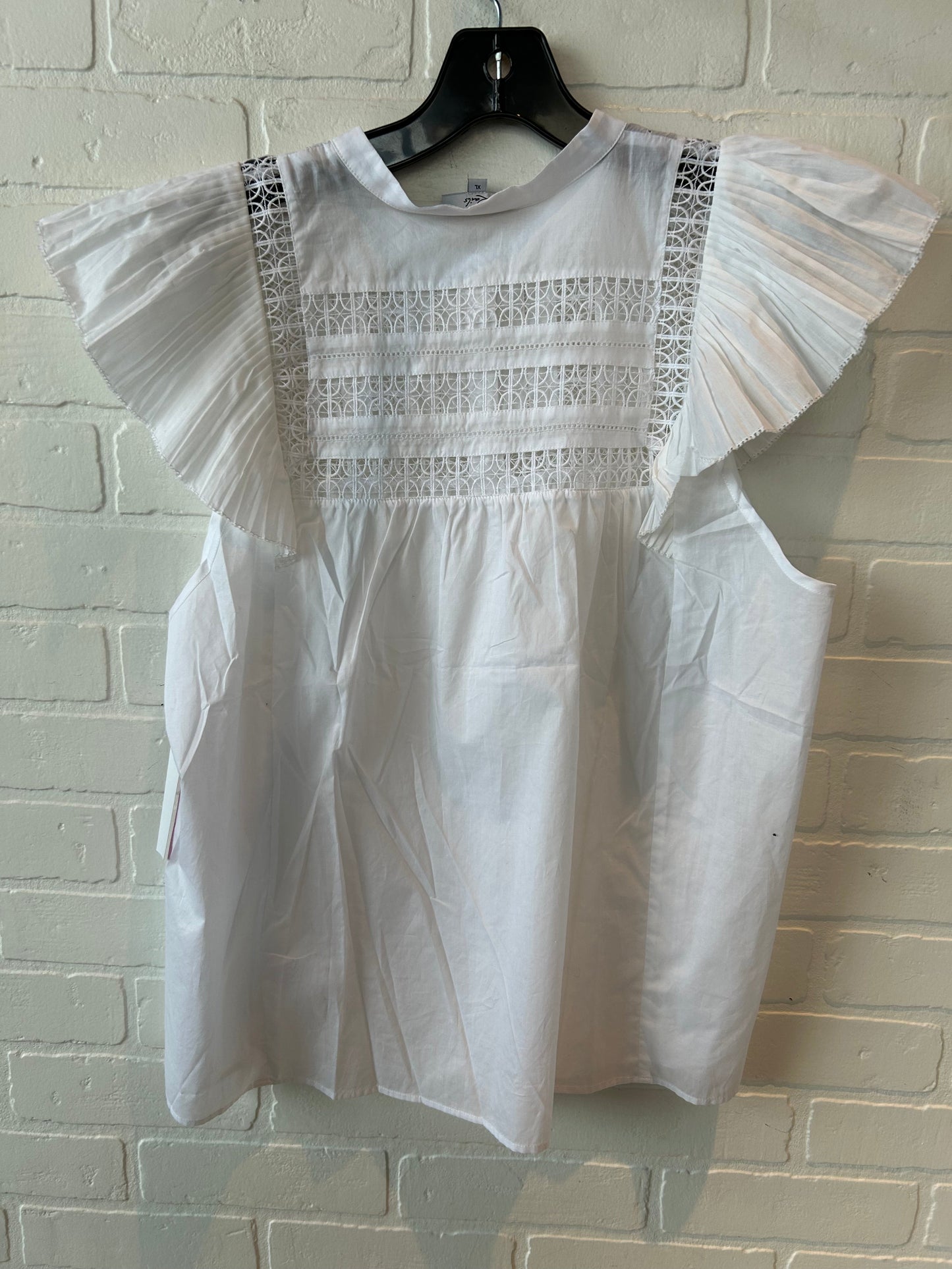 Top Short Sleeve By Rails In White, Size: Xl