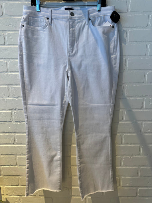 Jeans Boot Cut By Not Your Daughters Jeans In White, Size: 12