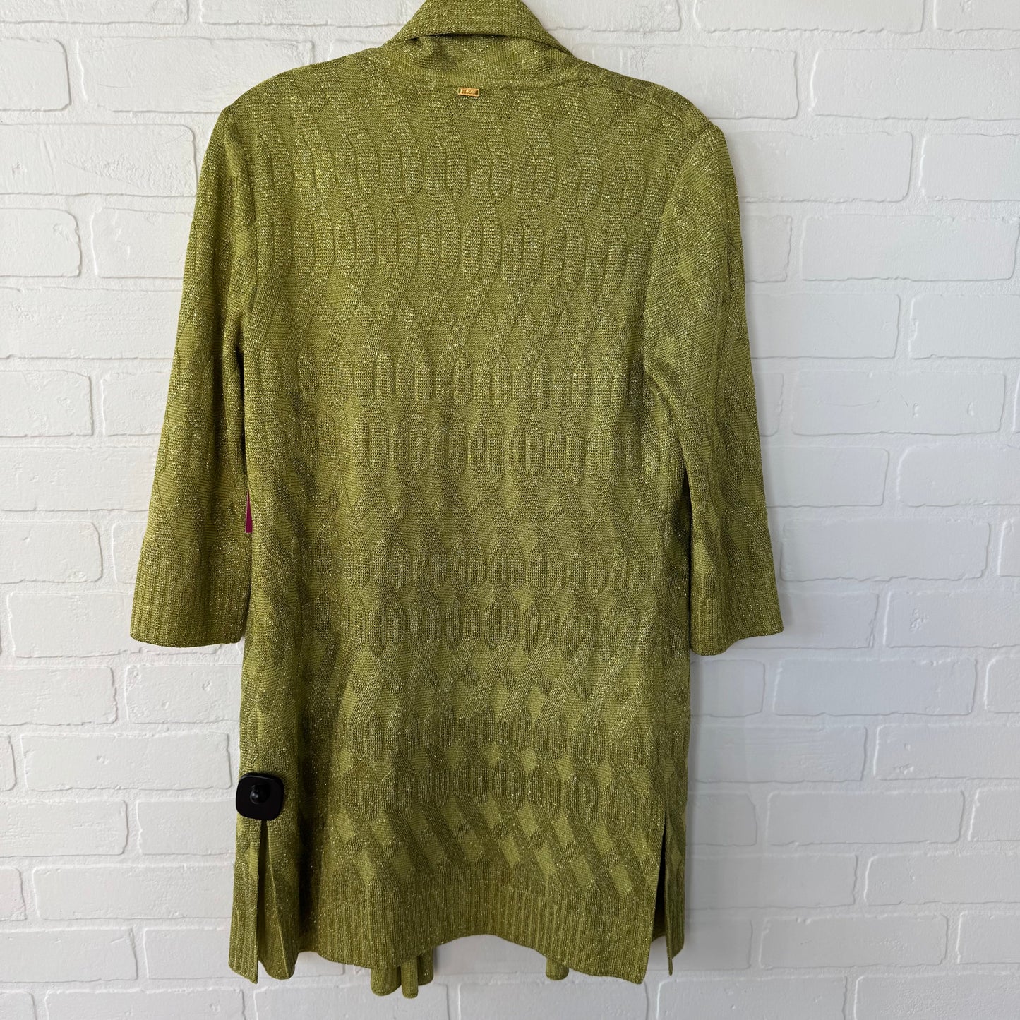 Sweater Cardigan Luxury Designer By St. John In Green, Size: S