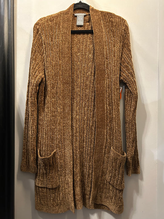 Sweater Cardigan By Matty M In Brown, Size: M