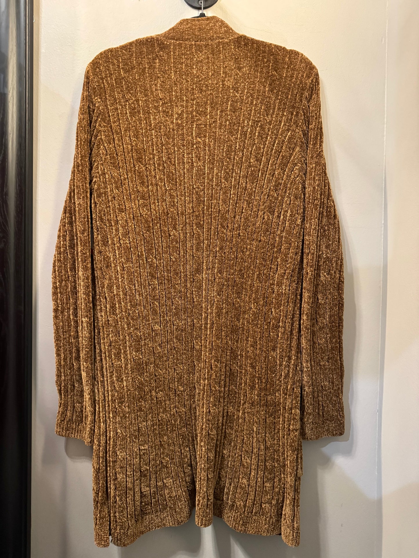 Sweater Cardigan By Matty M In Brown, Size: M